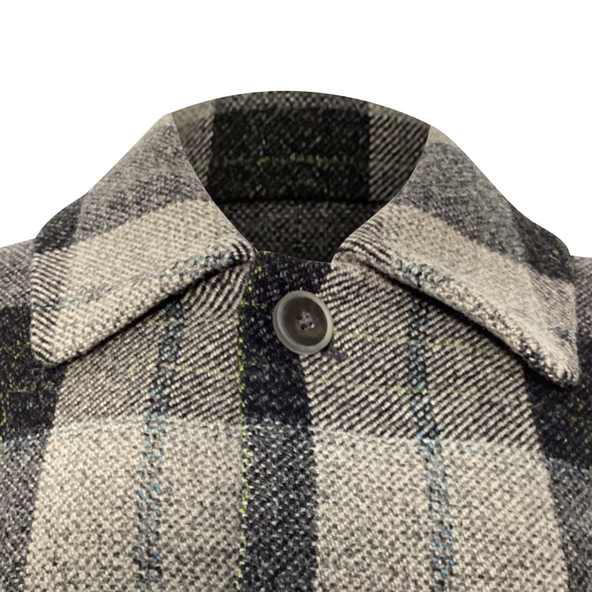 Acne Studios Acne Studios Check Coat in Grey Wool Size M / US 6-8 / IT 42-44 - 4 Thumbnail