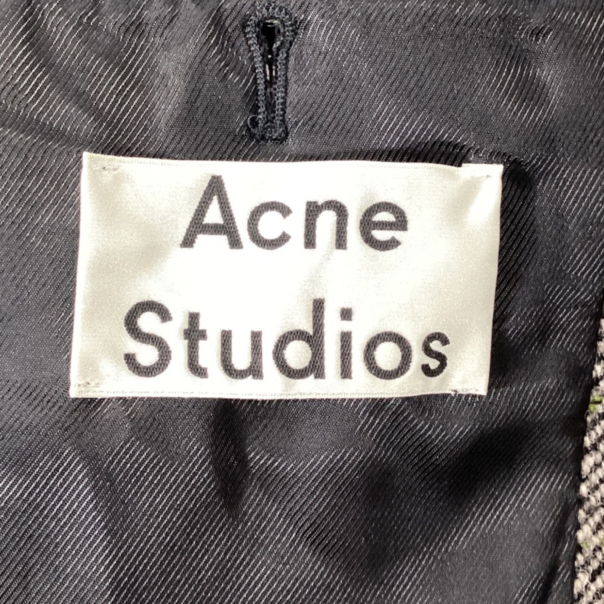 Acne Studios Acne Studios Check Coat in Grey Wool Size M / US 6-8 / IT 42-44 - 5 Thumbnail