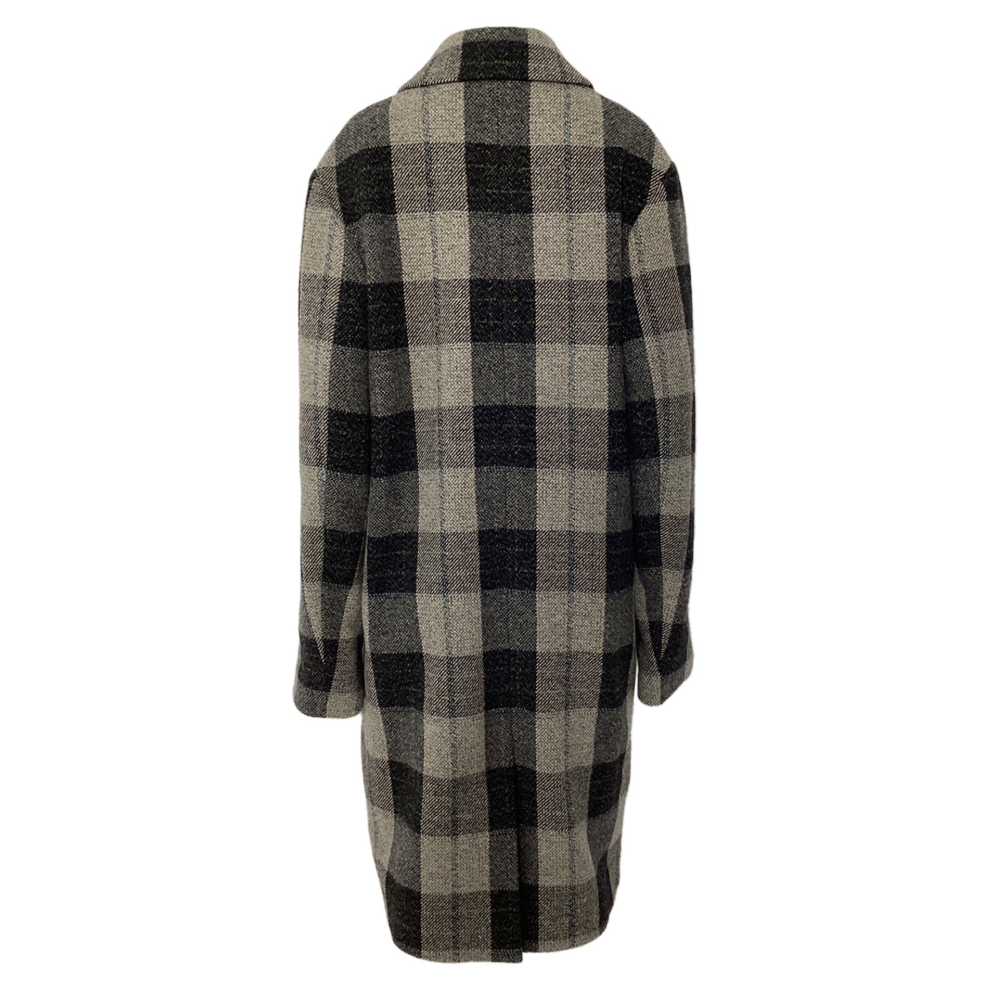 Acne Studios Acne Studios Check Coat in Grey Wool Size M / US 6-8 / IT 42-44 - 3 Thumbnail