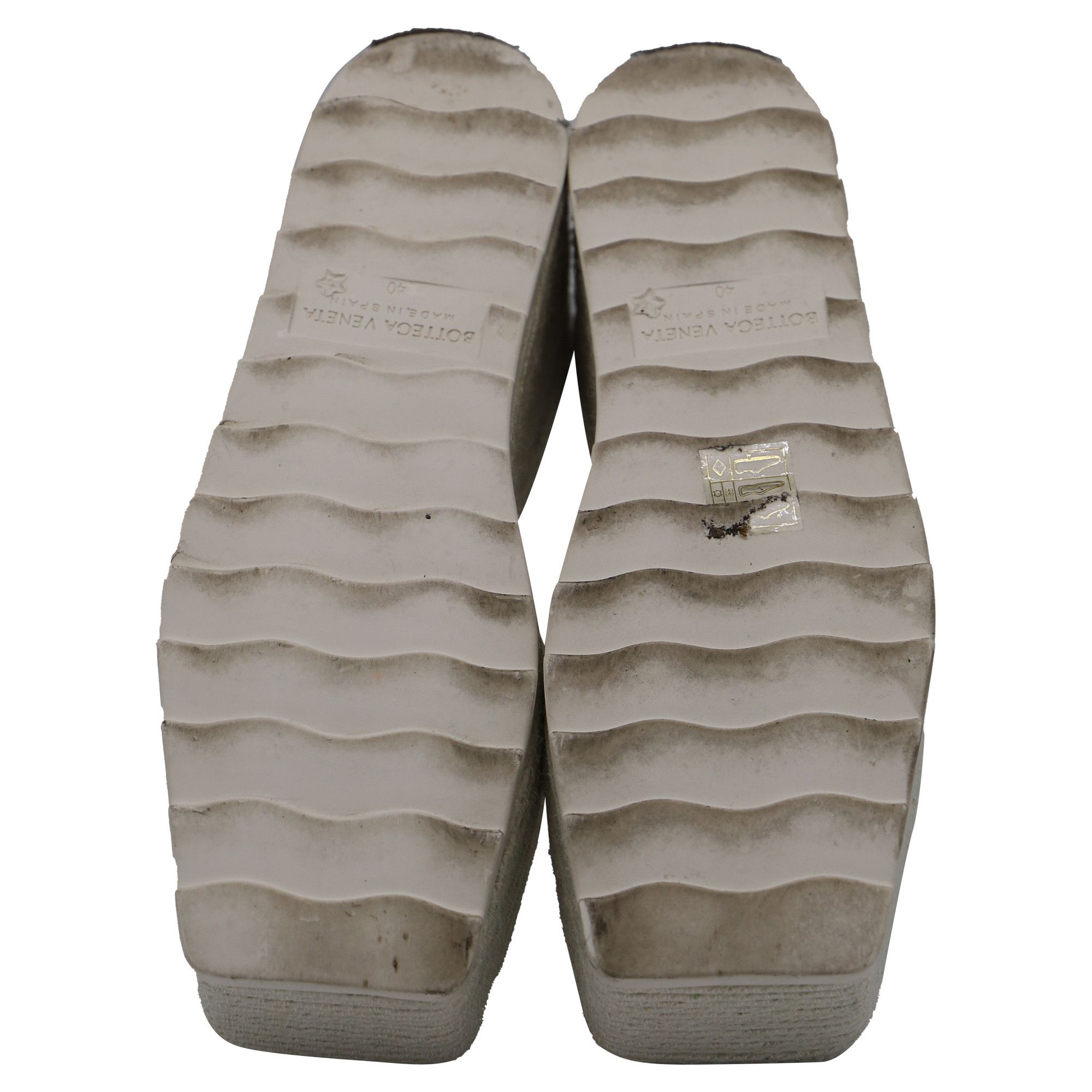 Bottega Veneta Bottega Veneta Stretch Lace-Up Wedge Espadrilles in White L Size US 11 / IT 41 - 5 Thumbnail