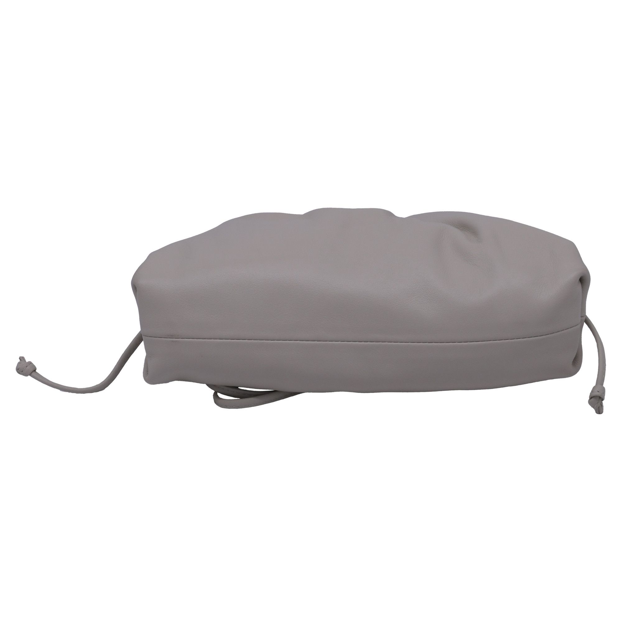 Bottega Veneta Bottega Veneta Mini Pouch Bag in Light Grey Calf Leather Size ONE SIZE - 4 Thumbnail