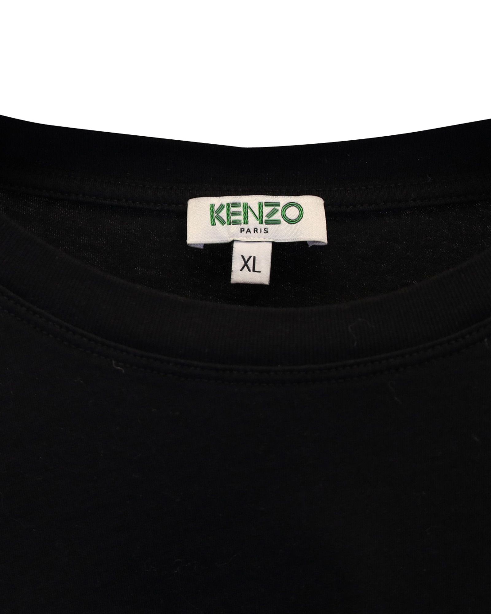 Kenzo Kenzo Logo T-shirt in Black Cotton Size M / US 6-8 / IT 42-44 - 3 Thumbnail