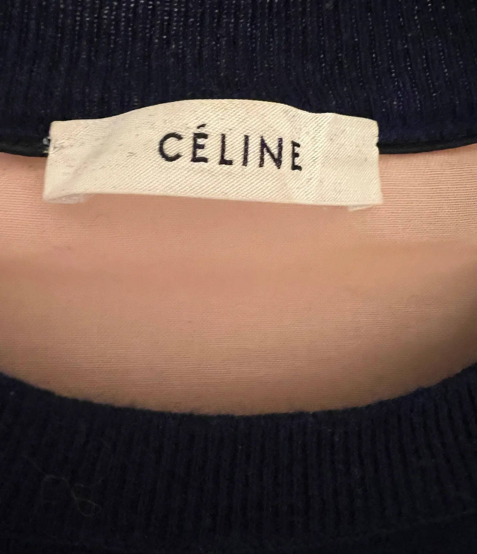 Celine Céline Céline cashmere crew neck sweater Sweater Size S / US 4 / IT 40 - 5 Thumbnail