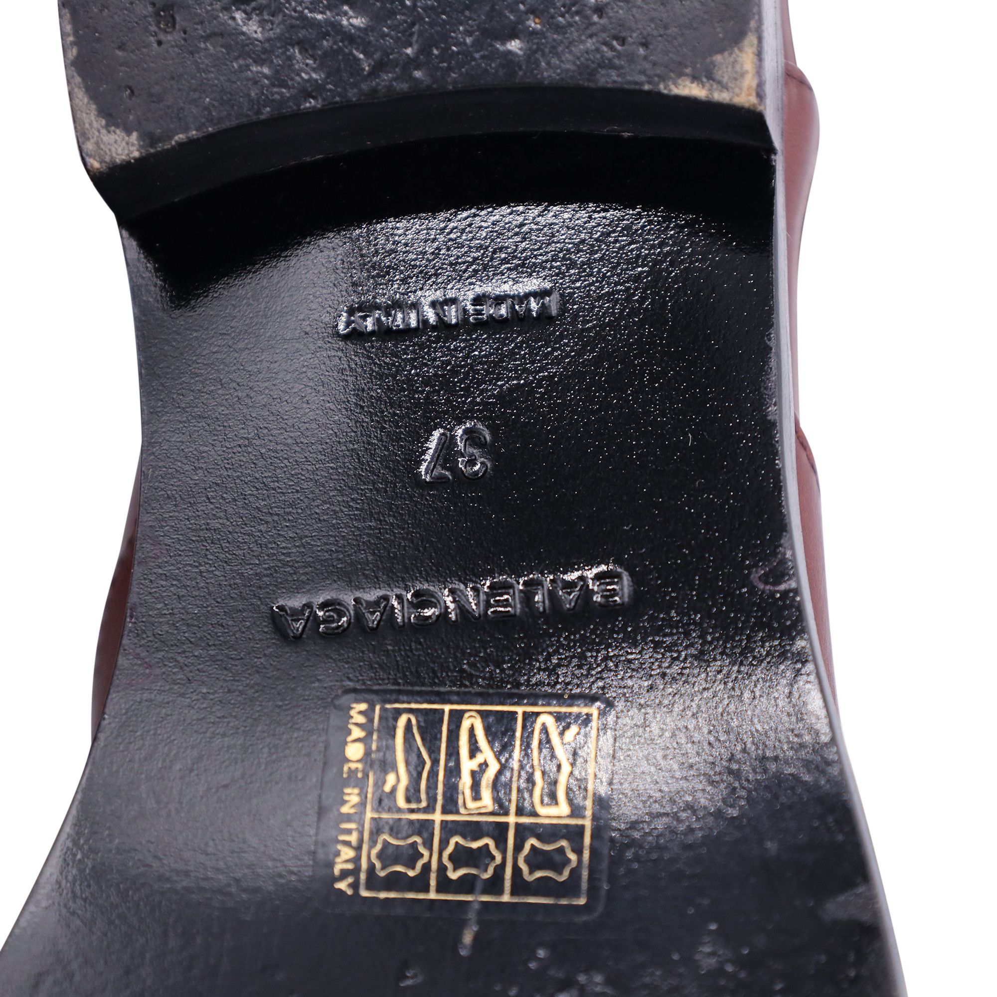 Balenciaga Balenciaga Flat Ankle with Belt Detail Boots in Brown Leathe Size US 8 / IT 38 - 4 Thumbnail