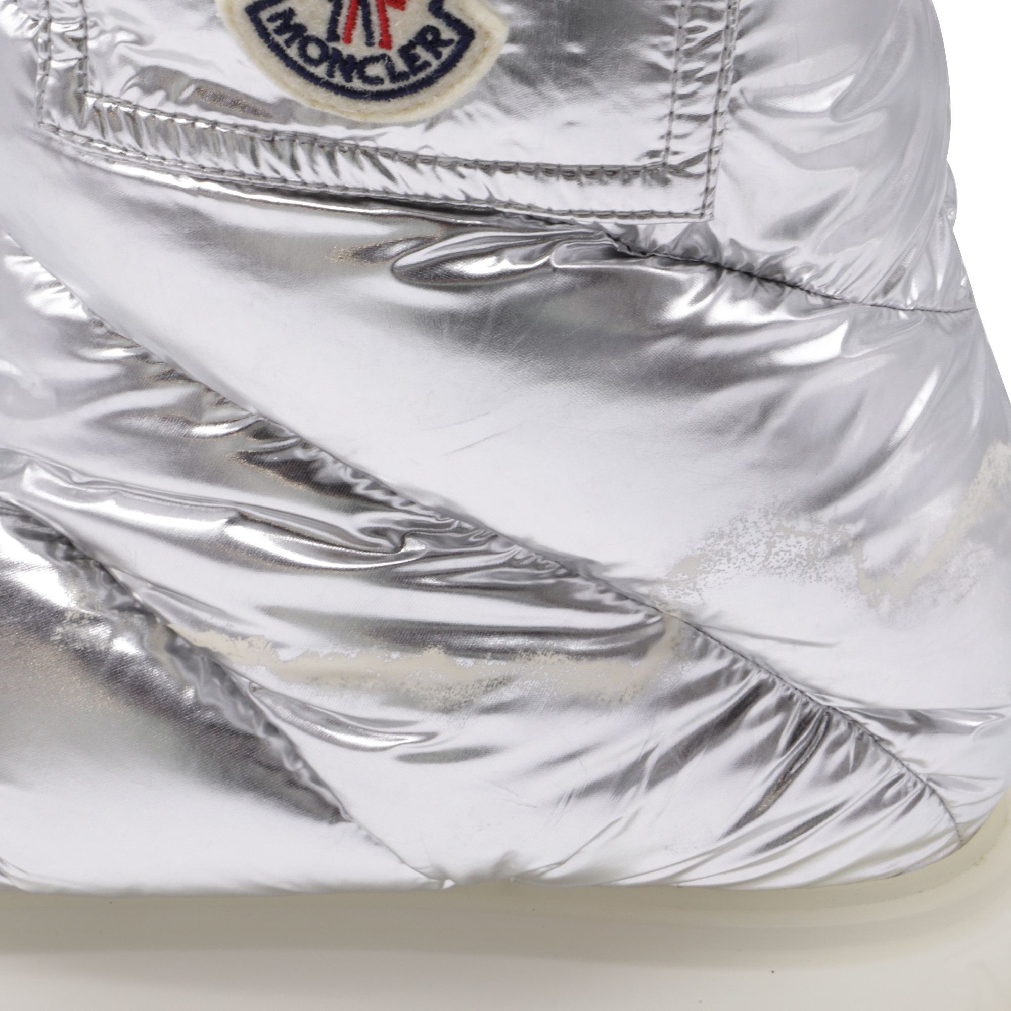 Moncler Moncler Gaia Padded Snow Mid-Calf Boots in Metallic Silver Size US 10 / IT 40 - 5 Thumbnail