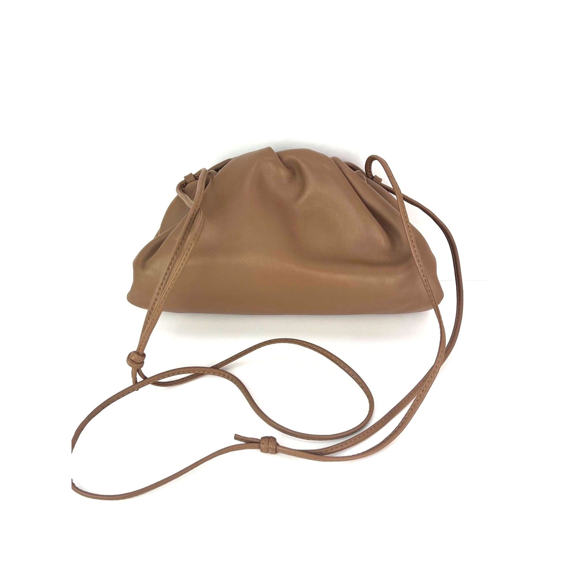 Bottega Veneta Bottega Veneta Mini Pouch Beige Leather Crossbody Clutch Bag Size ONE SIZE - 2 Thumbnail