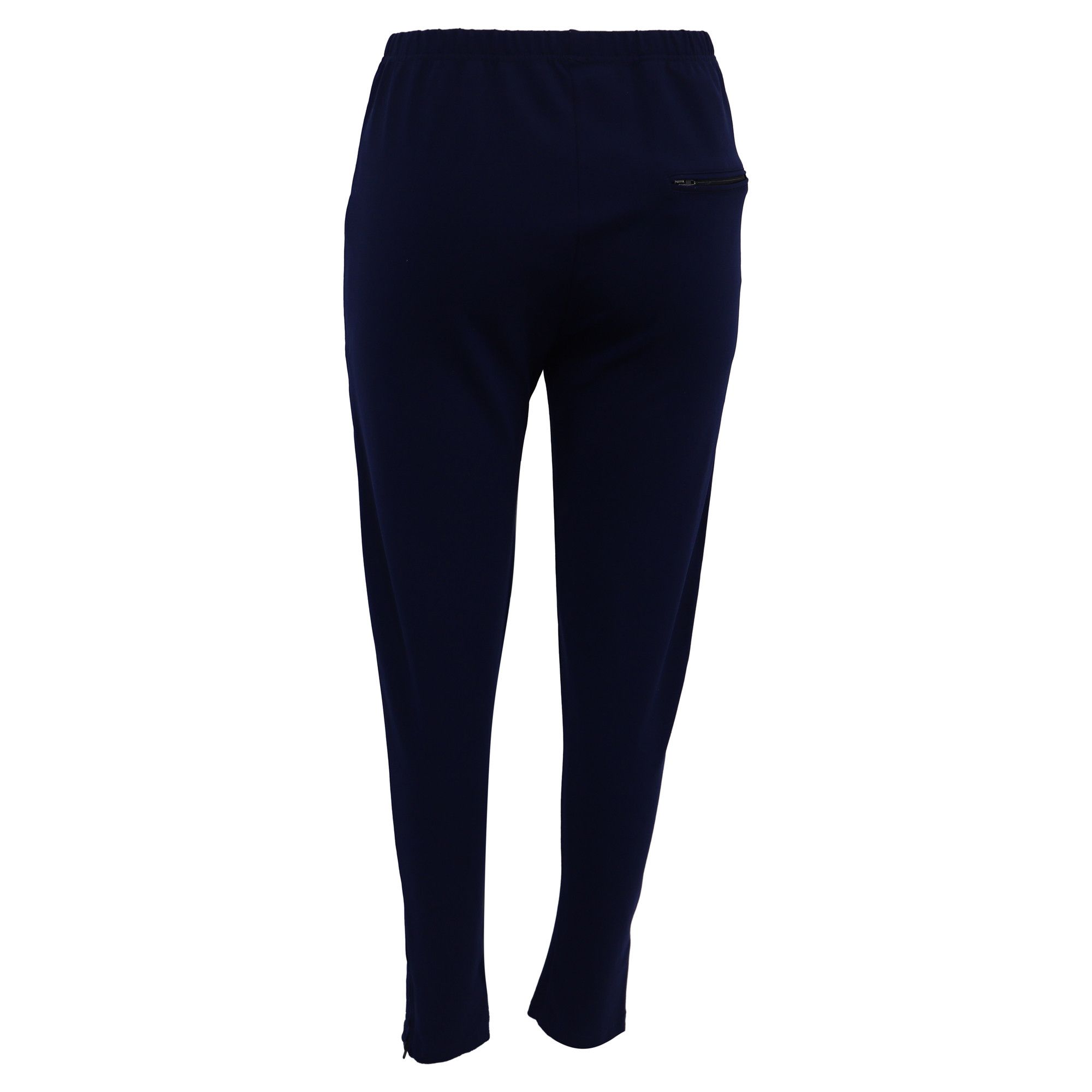 Balenciaga Balenciaga Gartered Slim-Fit Trousers in Navy Blue Polyeste Size 30" / US 8 / IT 44 - 3 Thumbnail