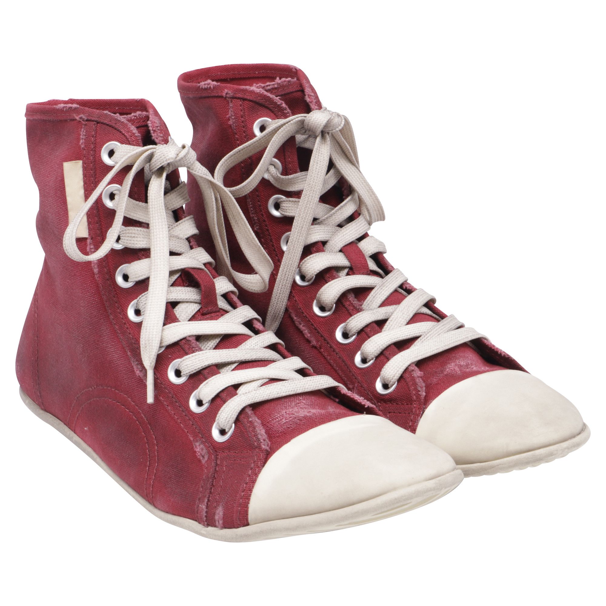 Balenciaga Balenciaga Paris Ultra Thin Sneakers in Burgundy Canvas Size US 8 / IT 38 - 3 Thumbnail