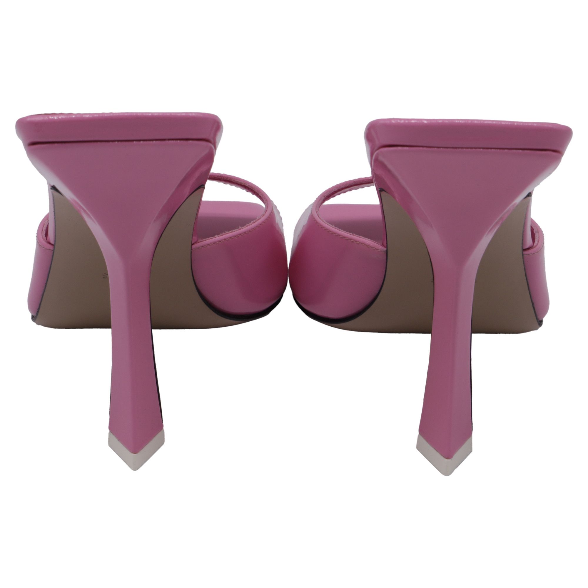 The Attico The Attico Anais Slide Sandals in Pink Patent Leather Size US 9 / IT 39 - 5 Thumbnail