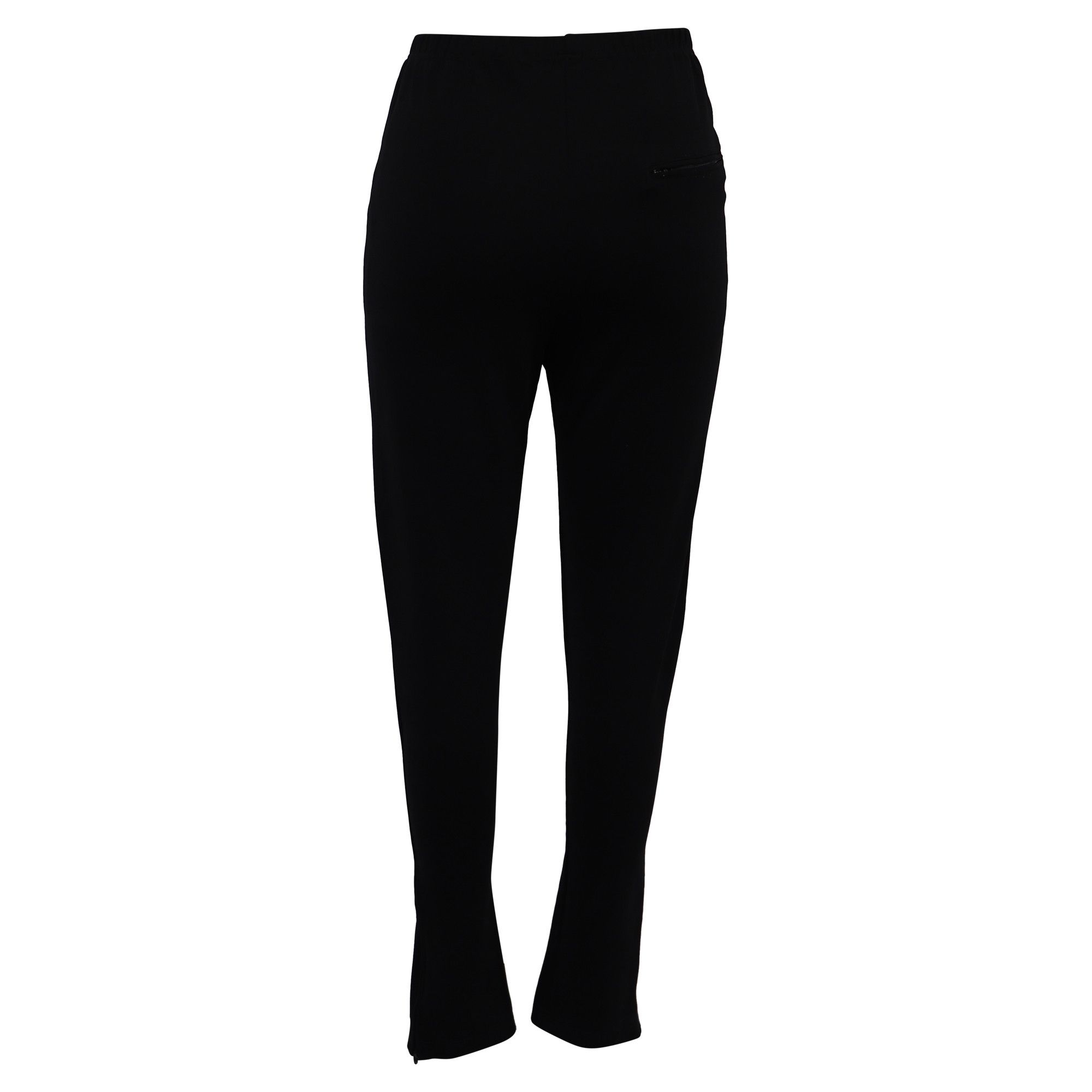 Balenciaga Balenciaga Gartered Slim-Fit Trousers in Black Polyester Size 27" / US 4 / IT 40 - 2 Thumbnail