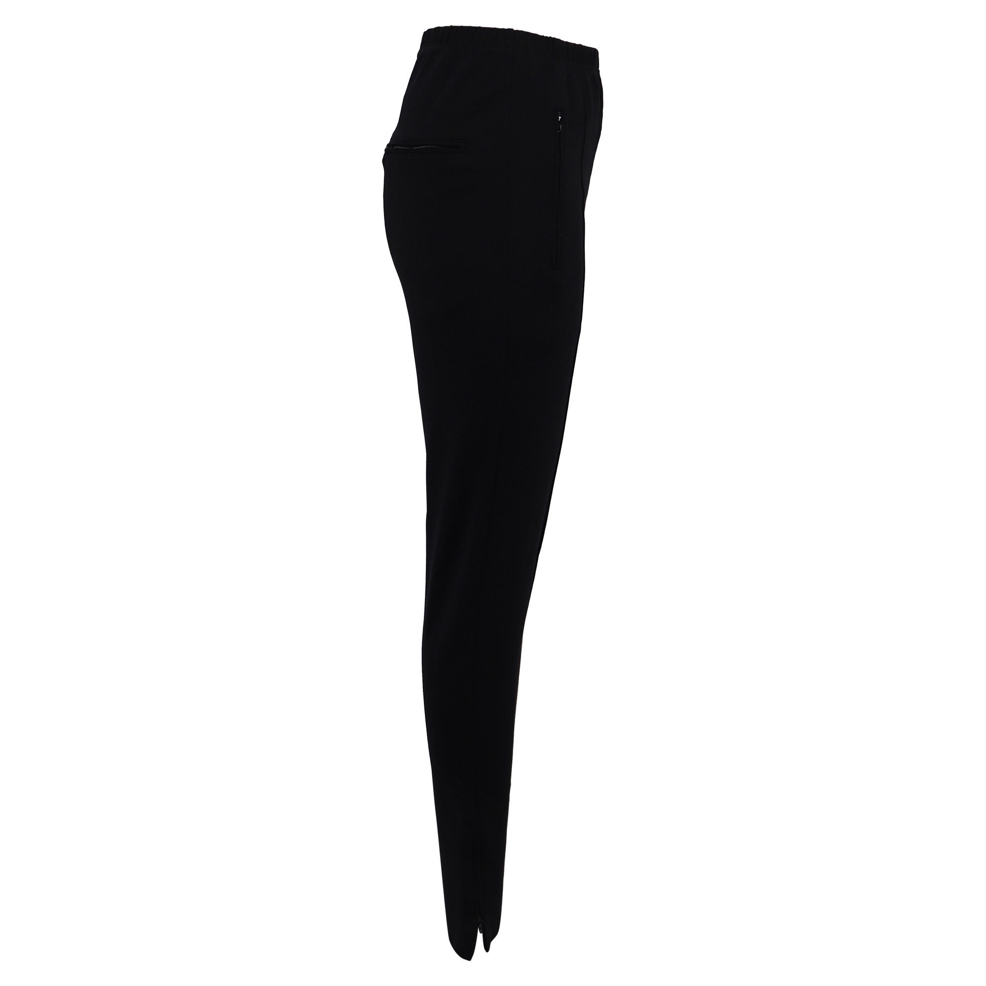 Balenciaga Balenciaga Gartered Slim-Fit Trousers in Black Polyester Size 27" / US 4 / IT 40 - 3 Thumbnail