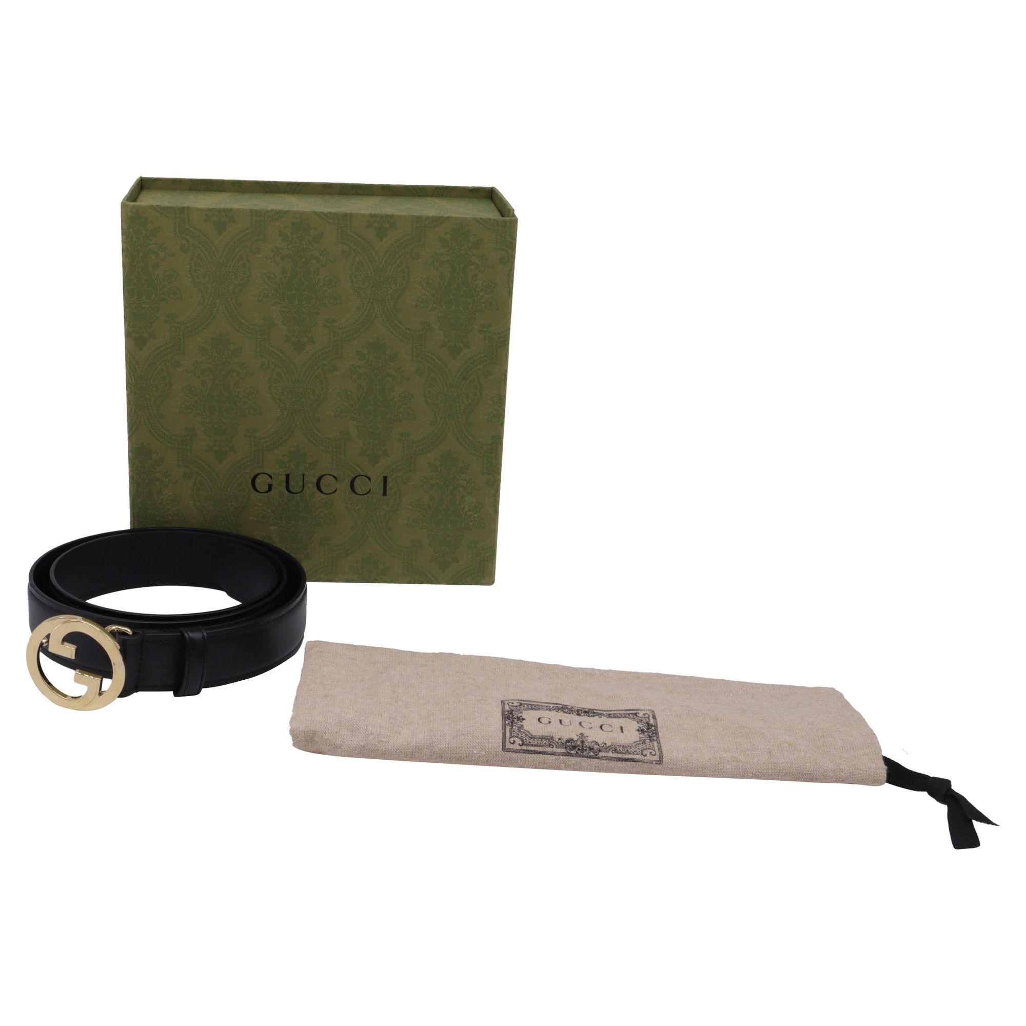 Gucci Gucci Blondie Belt in Black Leather Size ONE SIZE - 4 Thumbnail