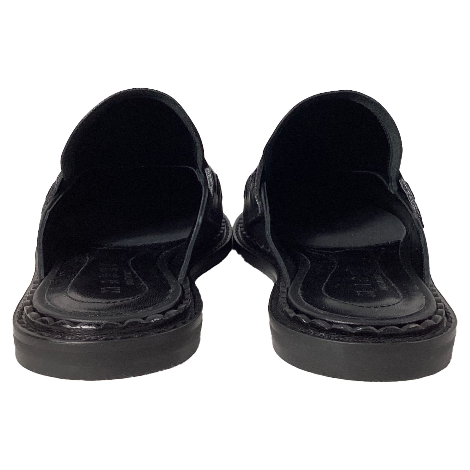 Marni Marni Loafer Mules in Black Leather Size US 6 / IT 36 - 3 Thumbnail