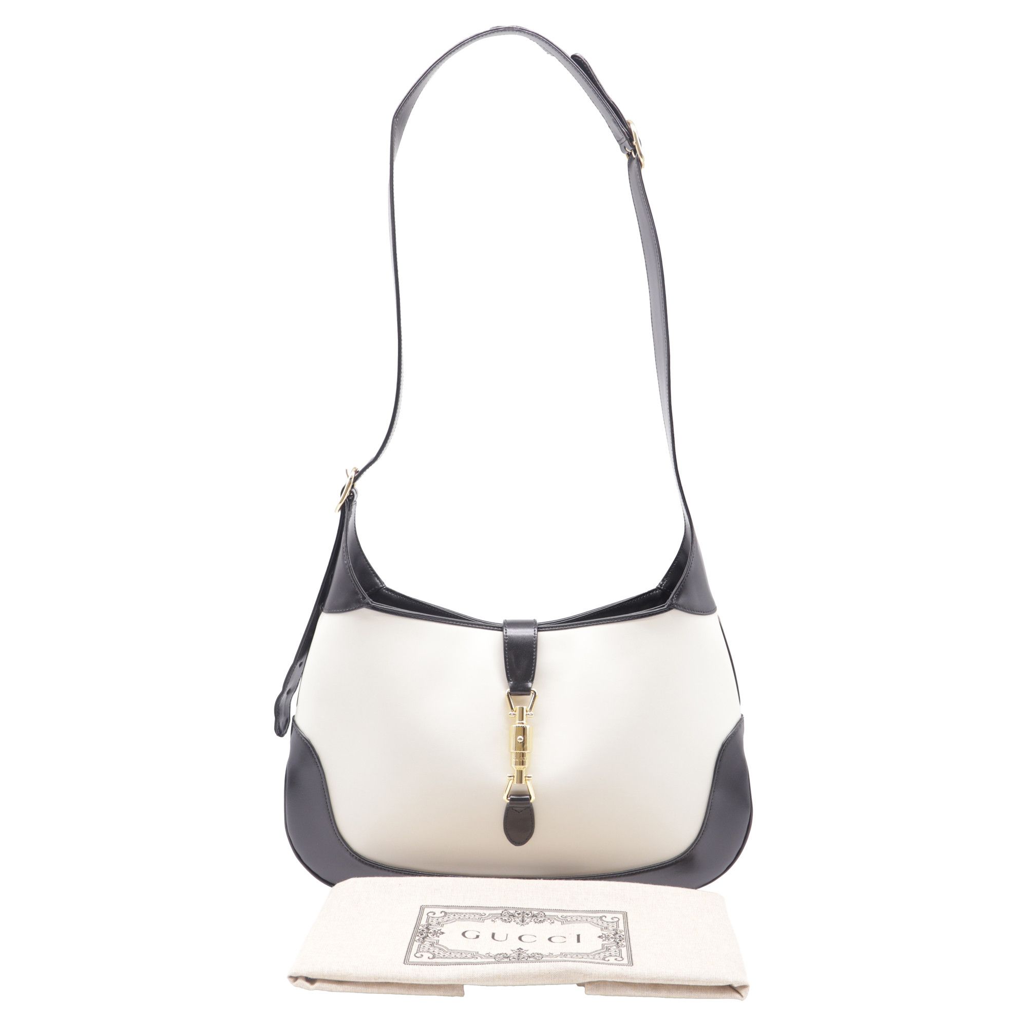 Gucci Gucci Jackie 1961 Medium Bag in White Leather Size ONE SIZE - 5 Thumbnail