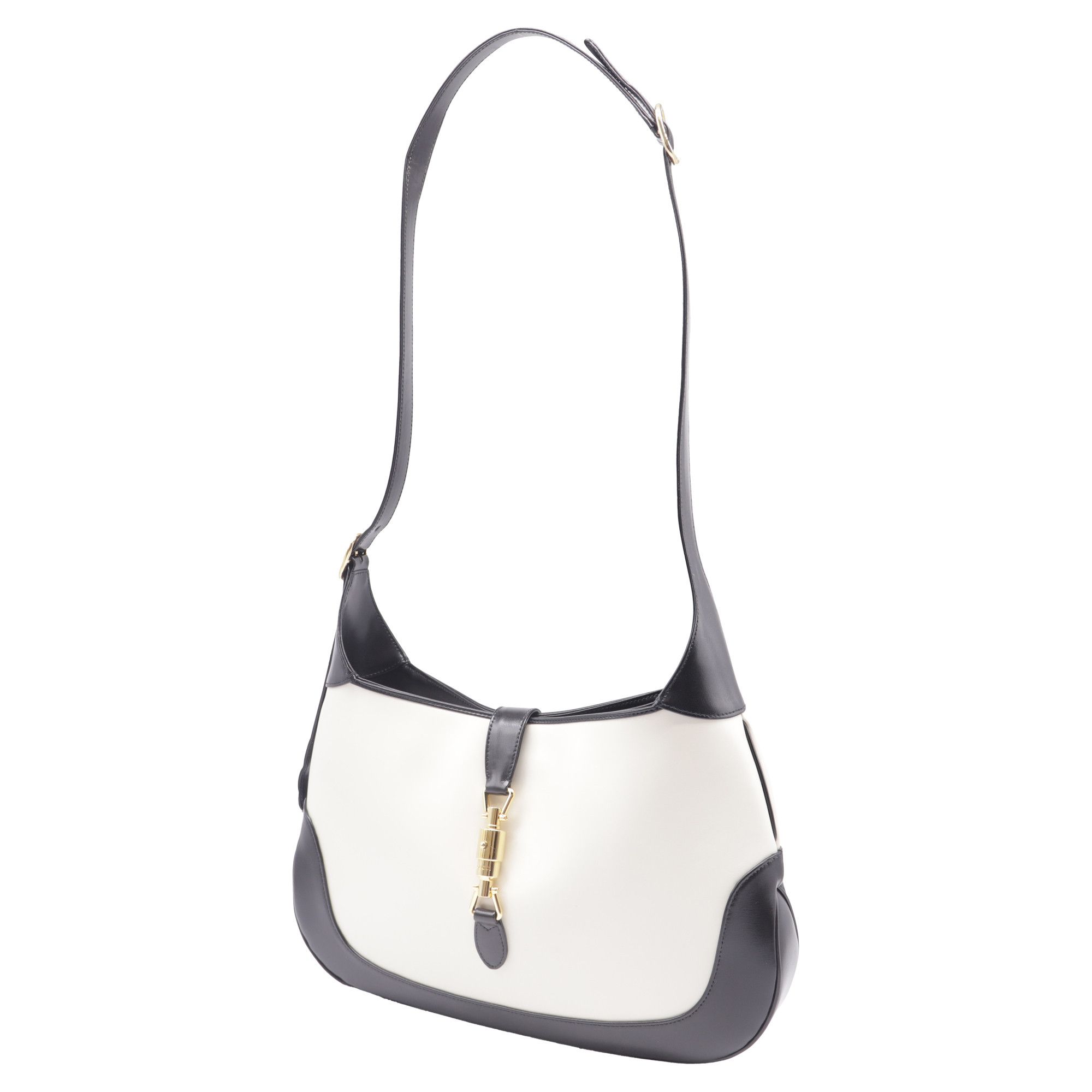 Gucci Gucci Jackie 1961 Medium Bag in White Leather Size ONE SIZE - 2 Thumbnail
