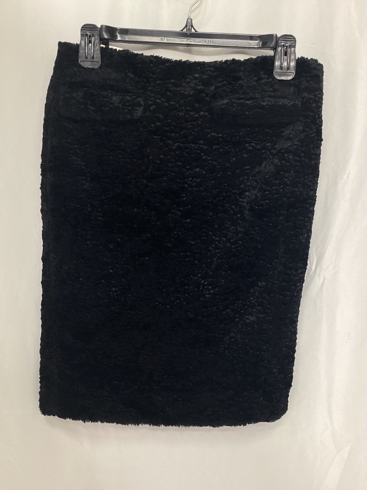 Acne Studios Acne Studios Faux Fur Midi Pencil Skirt in Black Viscose Size 24" / US 00 / IT 34 - 5 Thumbnail