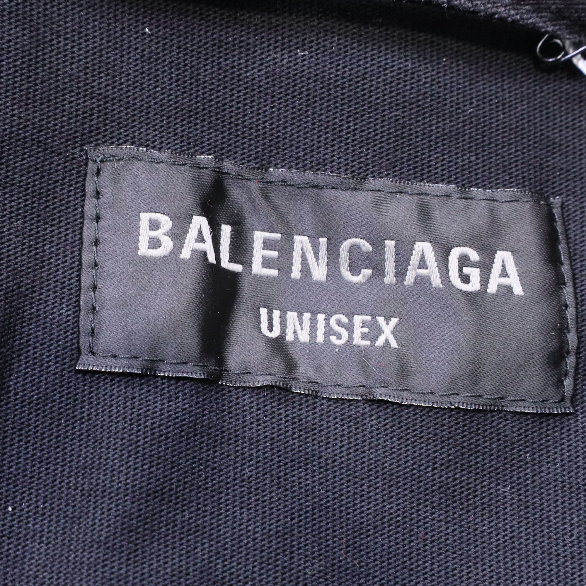 Balenciaga Balenciaga Unity Sports Icon Patchwork Denim Jacket in Blac Size XXS / US 00 / IT 34 - 5 Thumbnail