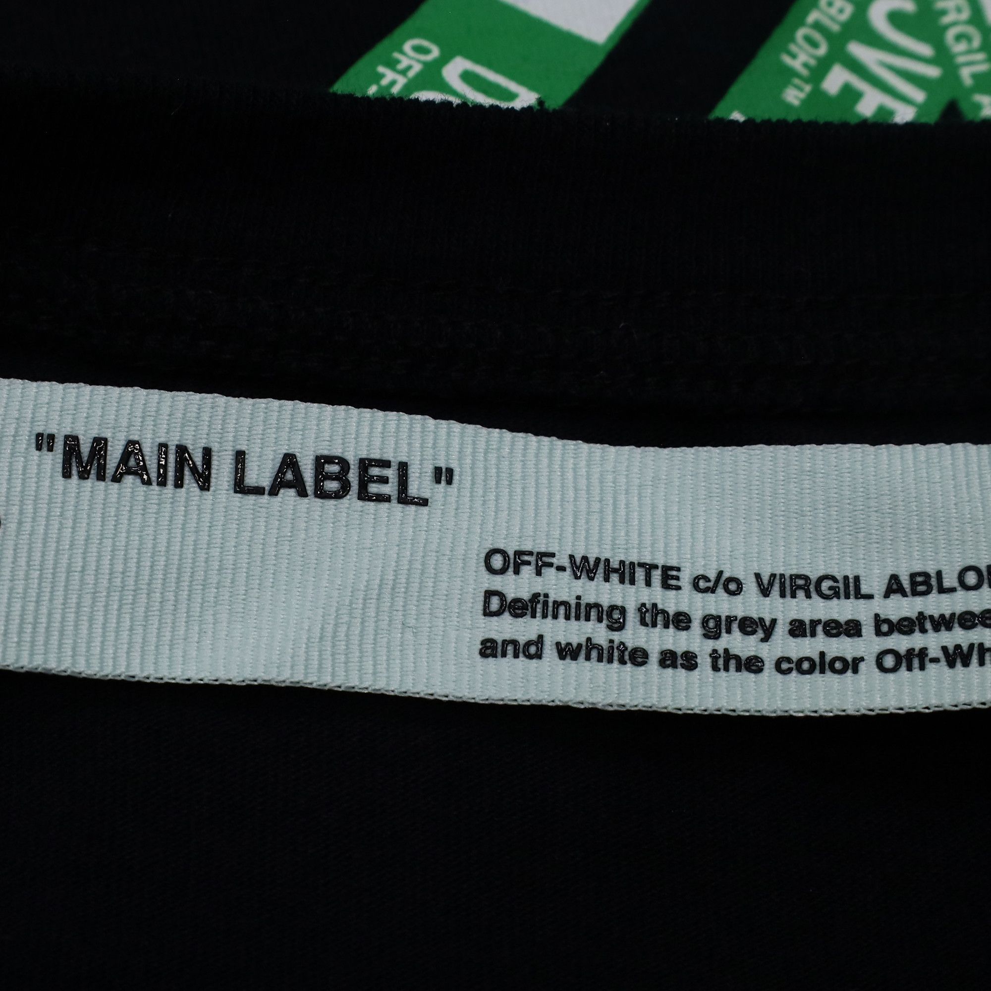 Off-White Off-White Tape Arrows Printed T-Shirt in Black Cotton Size XXS / US 00 / IT 34 - 5 Thumbnail