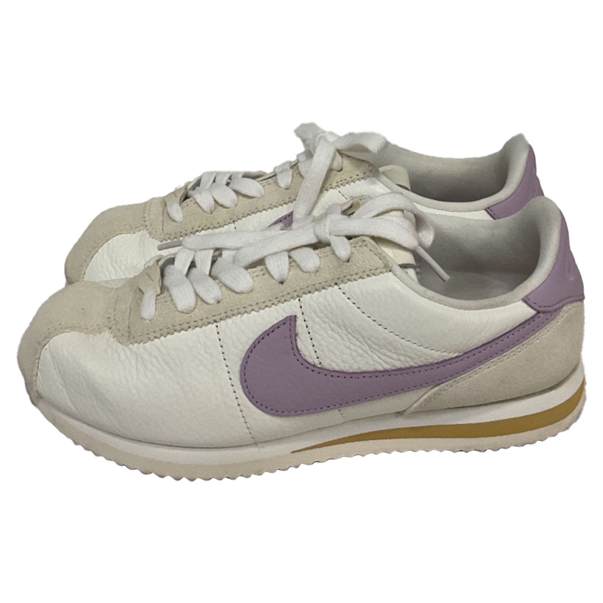 Nike Nike Cortez SE "Sail/Iced Lilac" Sneakers in White Leather Size US 8.5 / IT 38.5 - 3 Thumbnail
