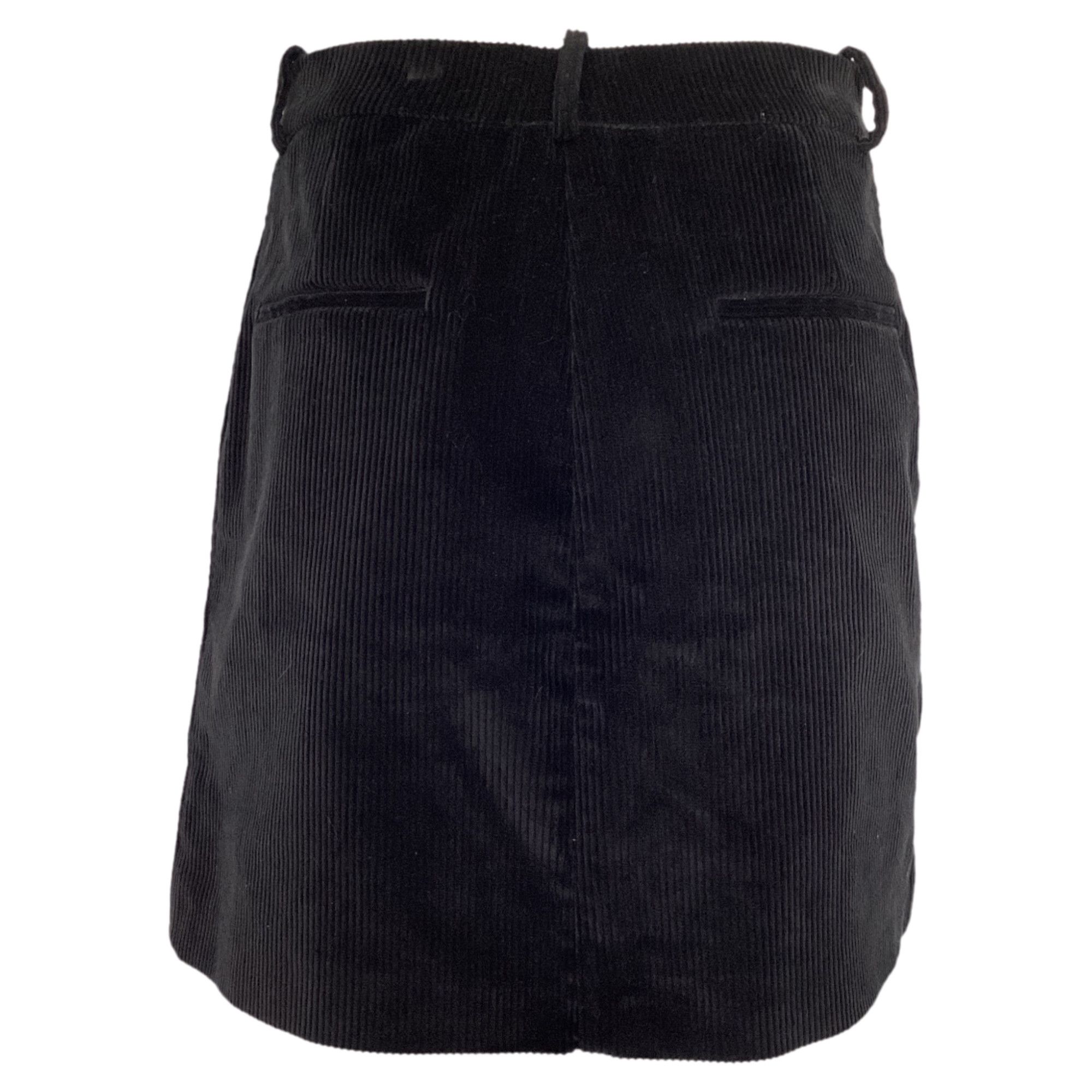 Marni Marni Mini A-Line Skirt in Black Corduroy Size 24" / US 00 / IT 34 - 3 Thumbnail