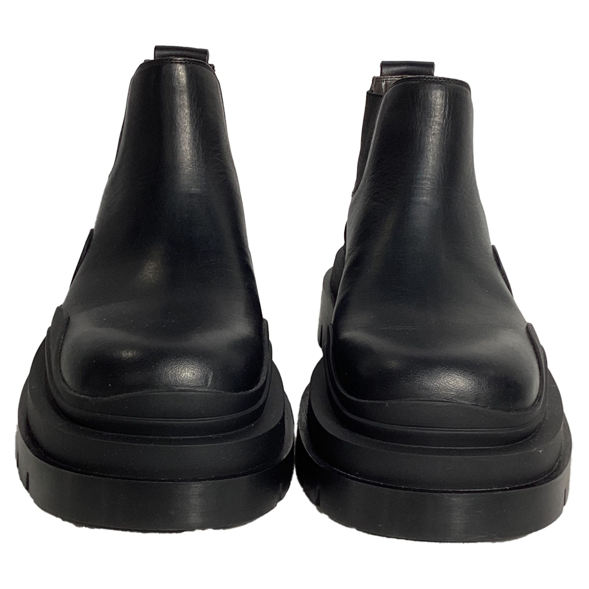 Bottega Veneta Bottega Veneta Tire Ankle Chelsea Boots in Black Calf Leath Size US 8.5 / IT 38.5 - 2 Thumbnail