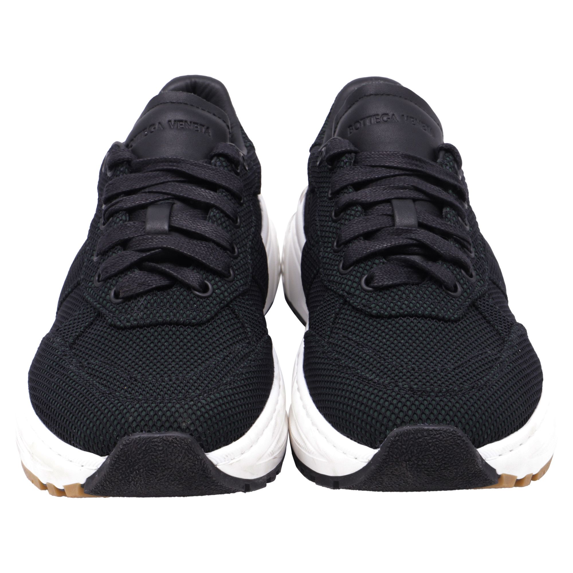 Bottega Veneta Bottega Veneta Mesh Speedster Sneakers in Black Canvas Size US 9 / IT 39 - 2 Thumbnail