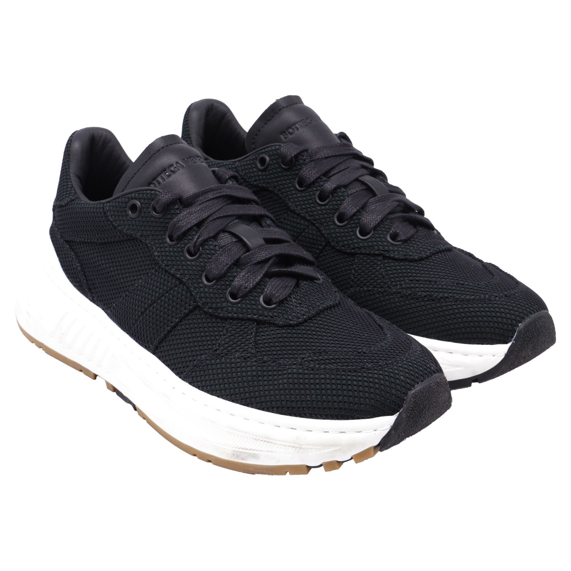 Bottega Veneta Bottega Veneta Mesh Speedster Sneakers in Black Canvas Size US 9 / IT 39 - 3 Thumbnail