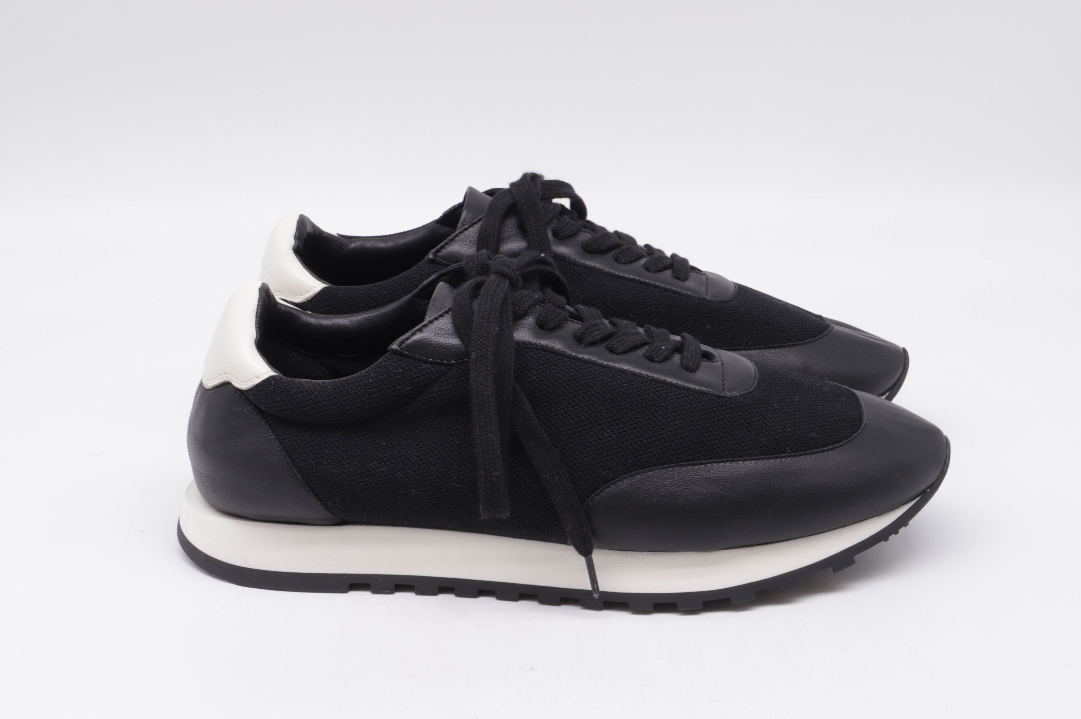 The Row The Row Owen Sneakers in Black Leather Size US 12 / IT 42 - 3 Thumbnail