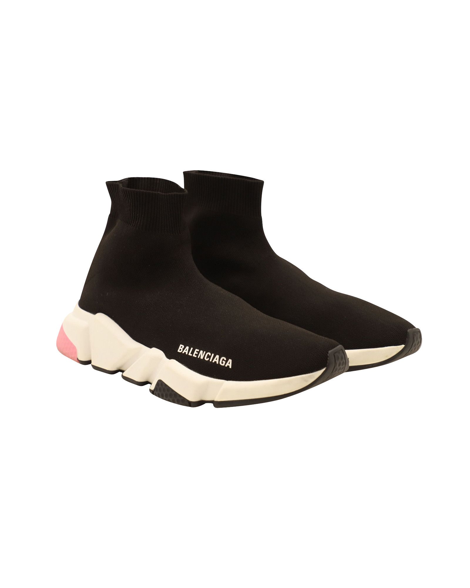 Balenciaga Balenciaga Speed Sneakers in Black Polyester Size US 8 / IT 38 - 3 Thumbnail