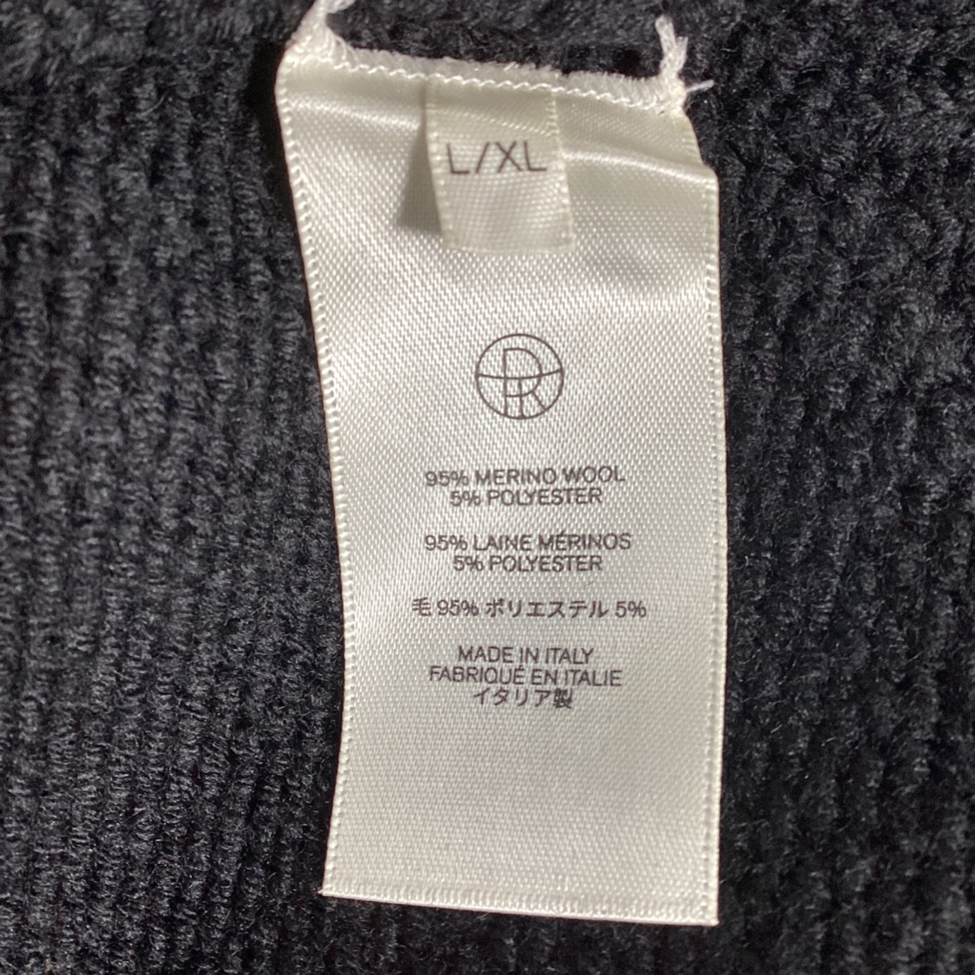 The Row The Row Turtleneck Sweater in Black Merino Wool Size XS / US 0-2 / IT 36-38 - 5 Thumbnail