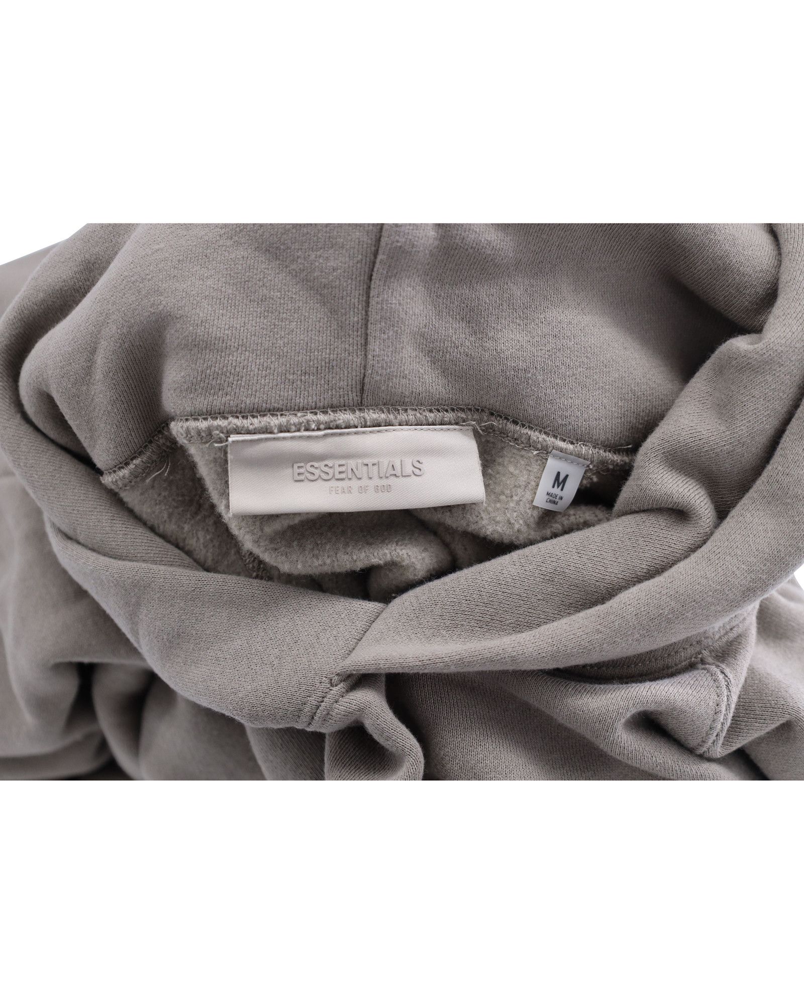 Fear of God Fear of God Essentials Logo-Flocked Hoodie in Desert Taupe C Size US S / EU 44-46 / 1 - 3 Thumbnail