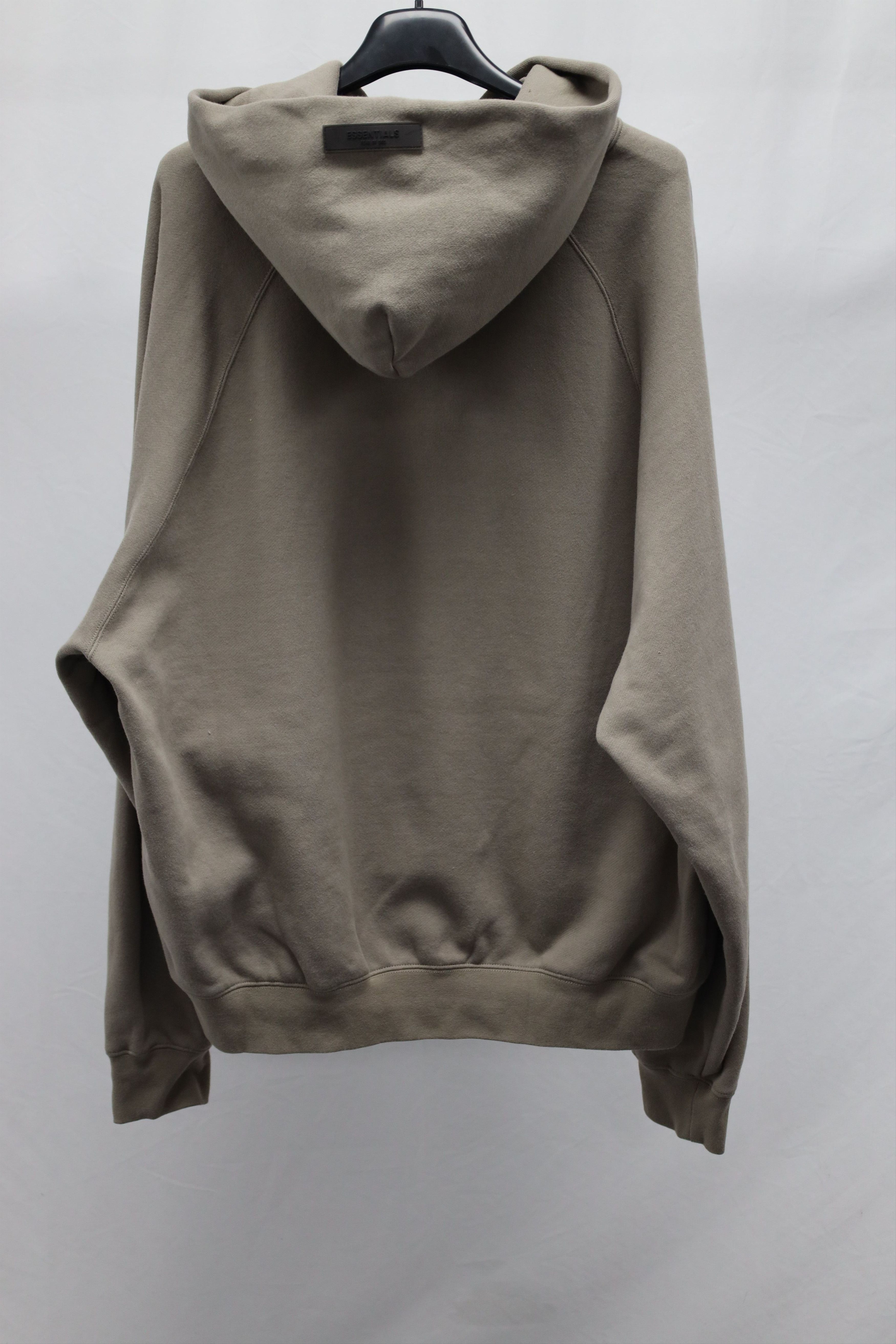 Fear of God Fear of God Essentials Logo-Flocked Hoodie in Desert Taupe C Size US S / EU 44-46 / 1 - 5 Thumbnail