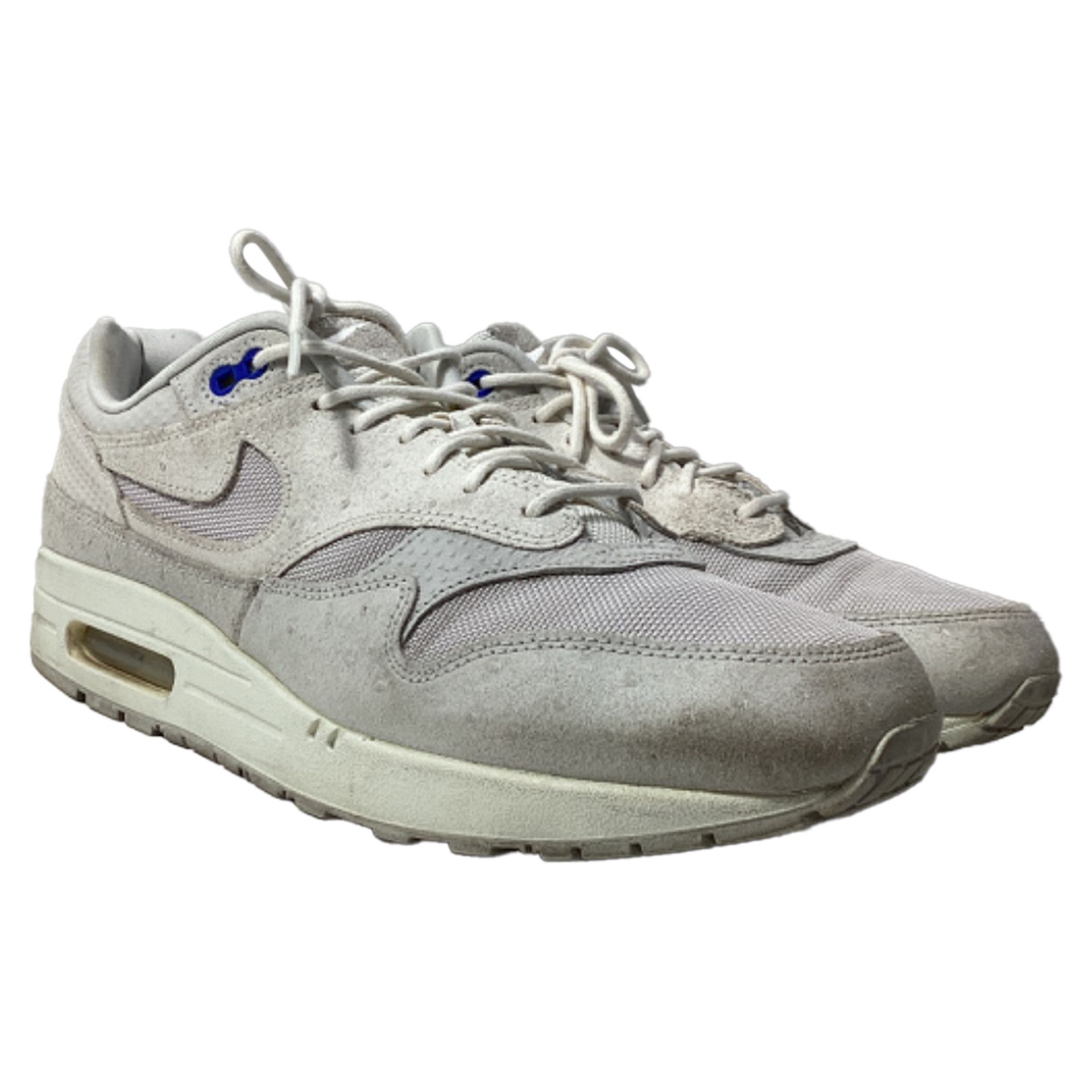 Nike Nike Air Max 1 Pure Platinum Racer Sneakers in White Suede Size US 11 / EU 44 - 5 Thumbnail