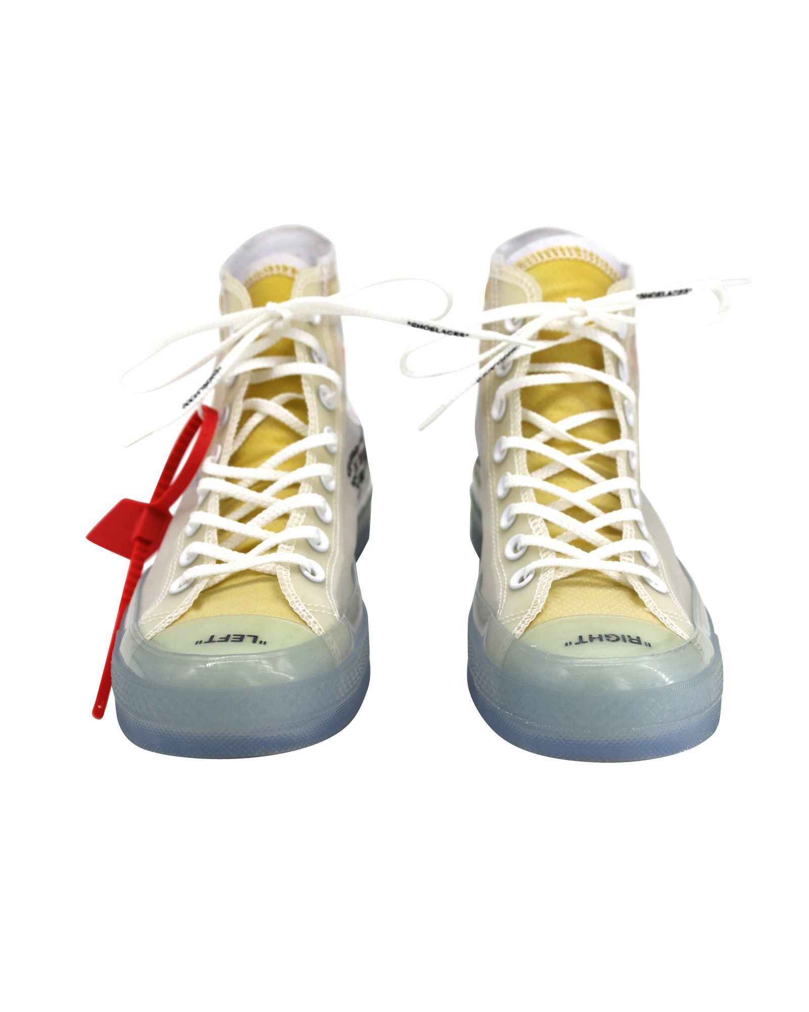 Off-White Off-White x Converse Chuck 70 "Vulcanized" High-top Sneakers Size US 8.5 / EU 41-42 - 4 Thumbnail