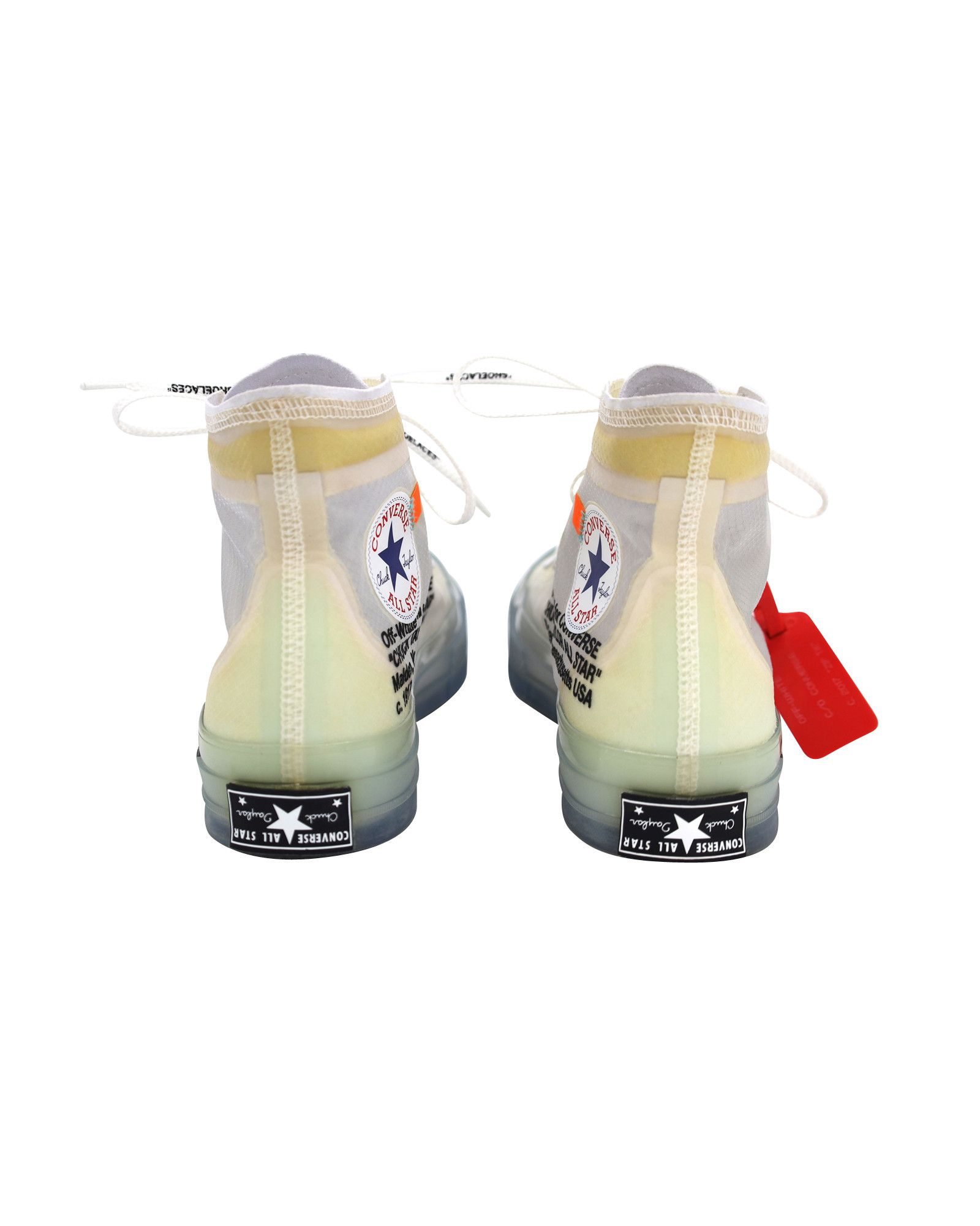 Off-White Off-White x Converse Chuck 70 "Vulcanized" High-top Sneakers Size US 8.5 / EU 41-42 - 5 Thumbnail