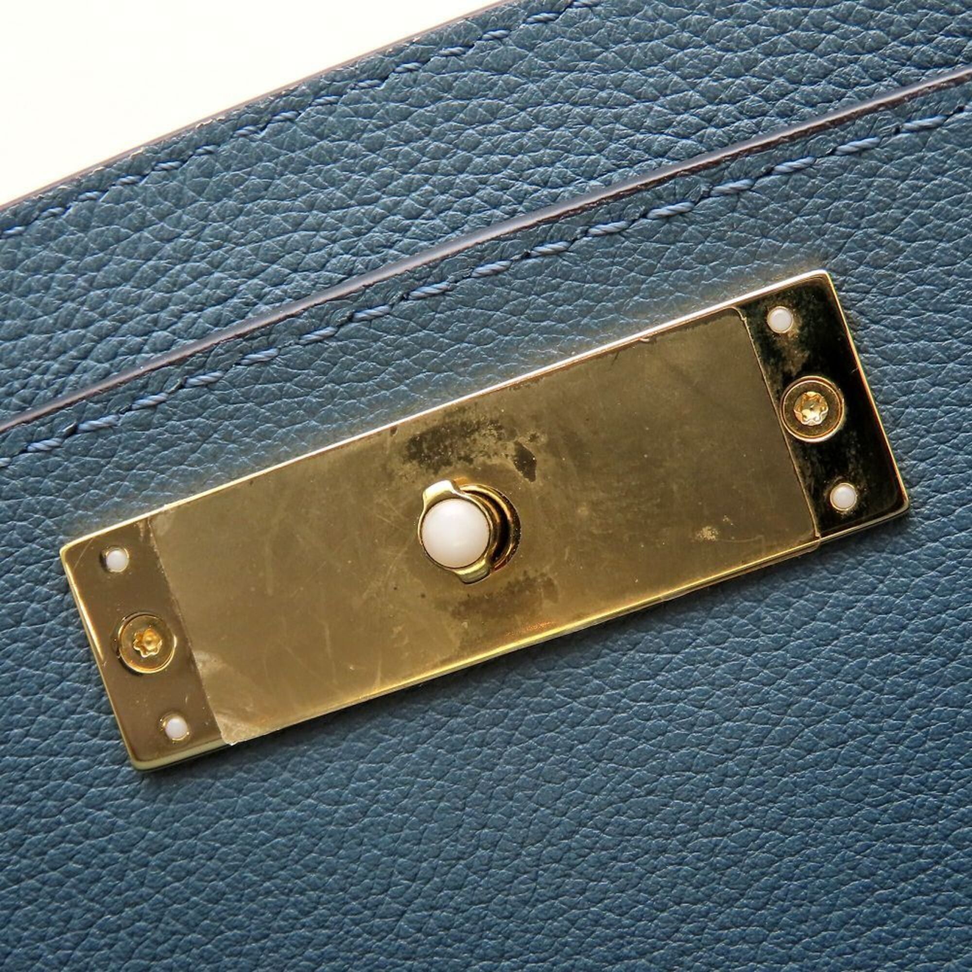 Louis Vuitton LOUIS VUITTON Steamer MM 2023SS M21249 2-Way Handbag Blue Denim Grain Leather Women's 353219 Size ONE SIZE - 13 Thumbnail