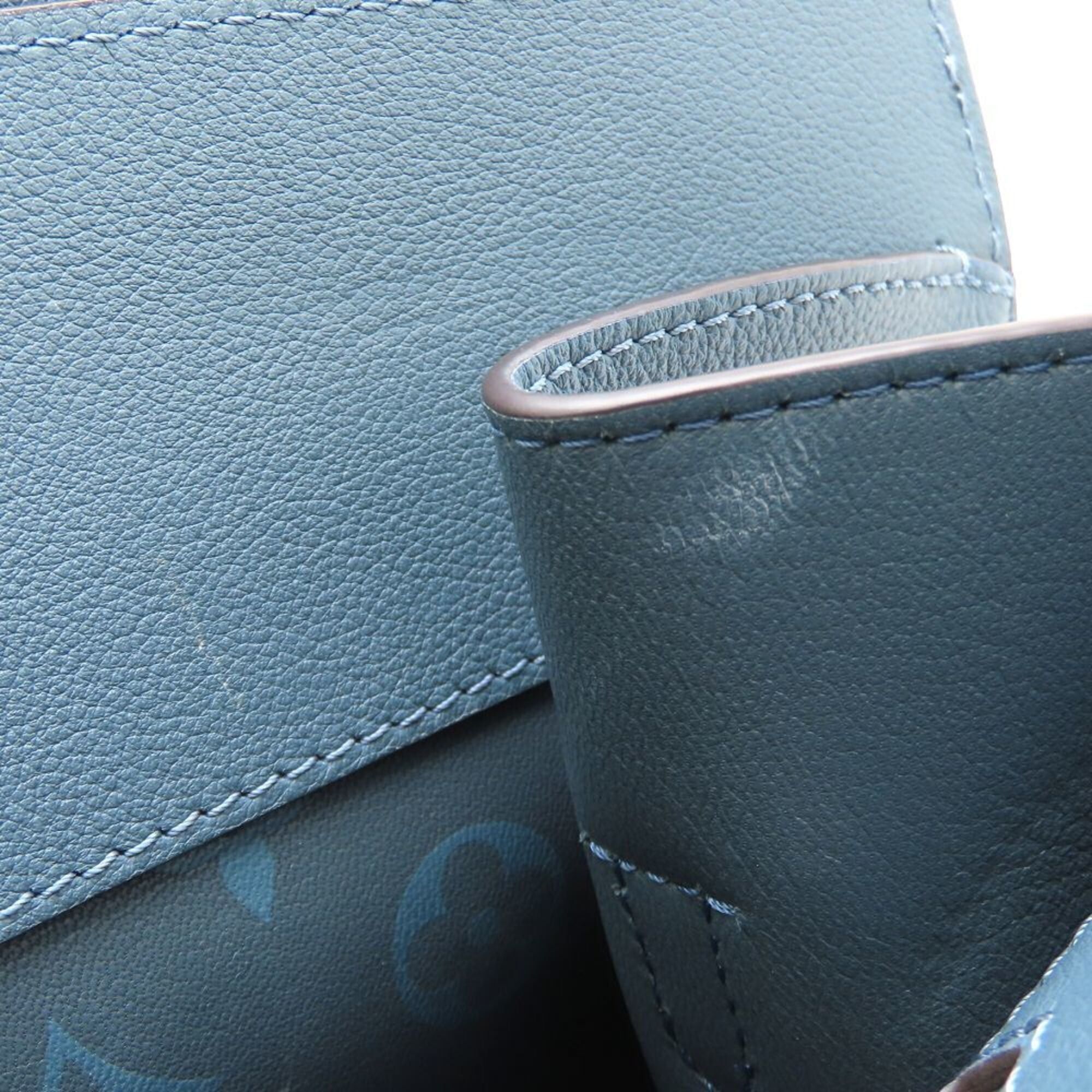 Louis Vuitton LOUIS VUITTON Steamer MM 2023SS M21249 2-Way Handbag Blue Denim Grain Leather Women's 353219 Size ONE SIZE - 8 Thumbnail