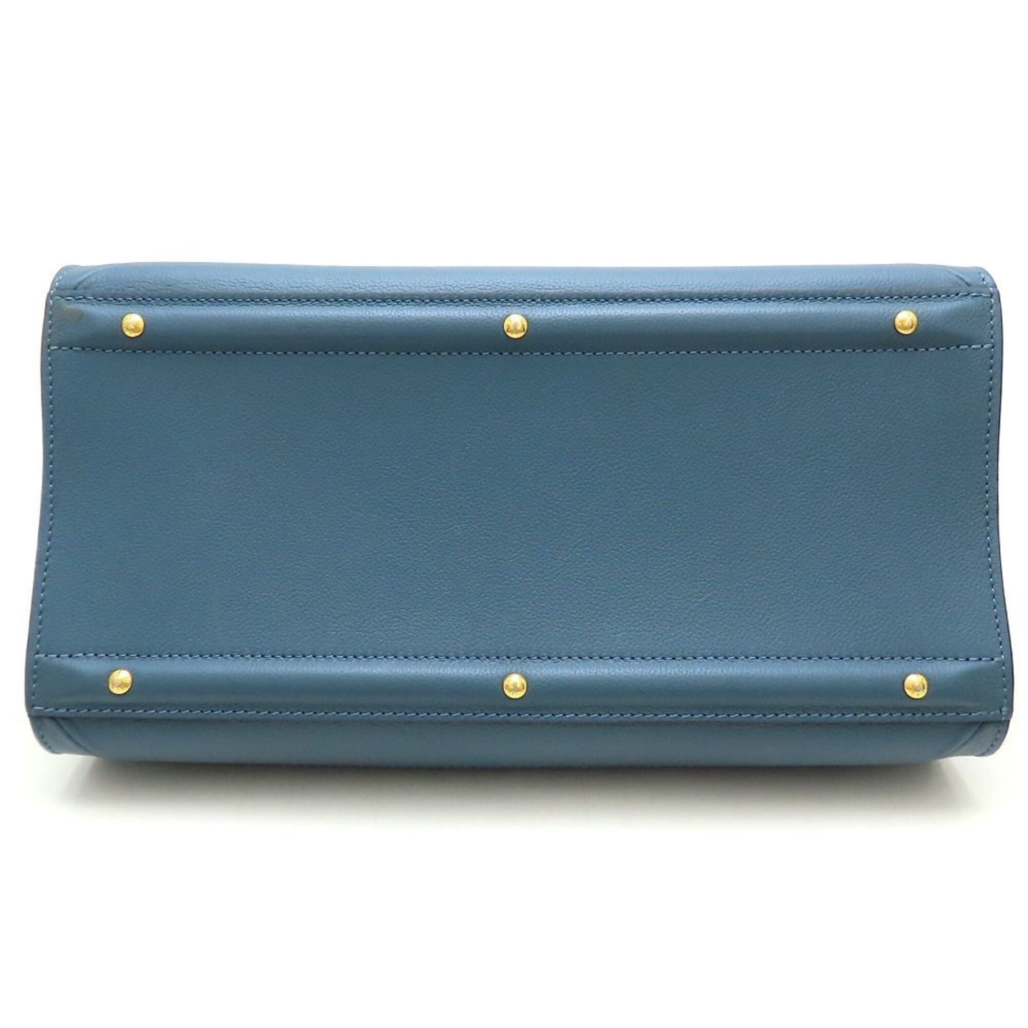 Louis Vuitton LOUIS VUITTON Steamer MM 2023SS M21249 2-Way Handbag Blue Denim Grain Leather Women's 353219 Size ONE SIZE - 4 Thumbnail