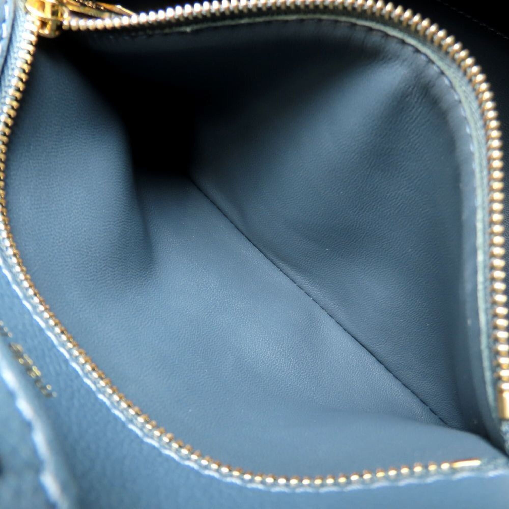 Louis Vuitton LOUIS VUITTON Steamer MM 2023SS M21249 2-Way Handbag Blue Denim Grain Leather Women's 353219 Size ONE SIZE - 14 Thumbnail