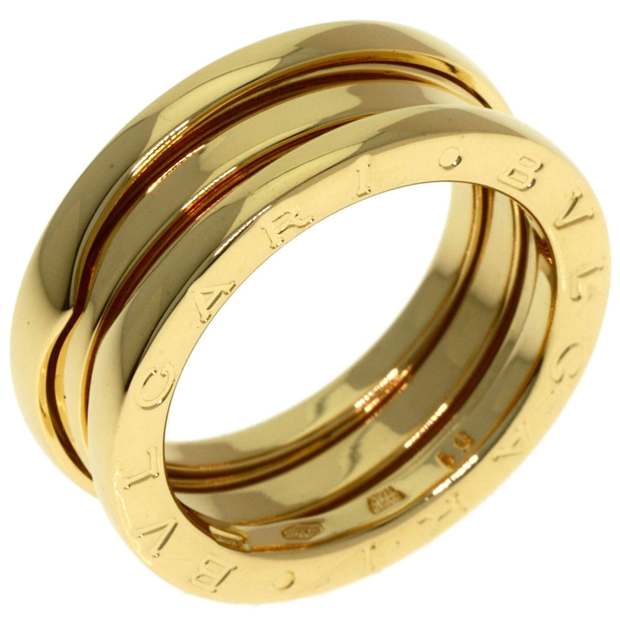 Bvlgari BVLGARI B-zero1 2-band ring #51, 18K yellow gold, women's. Size ONE SIZE - 2 Thumbnail