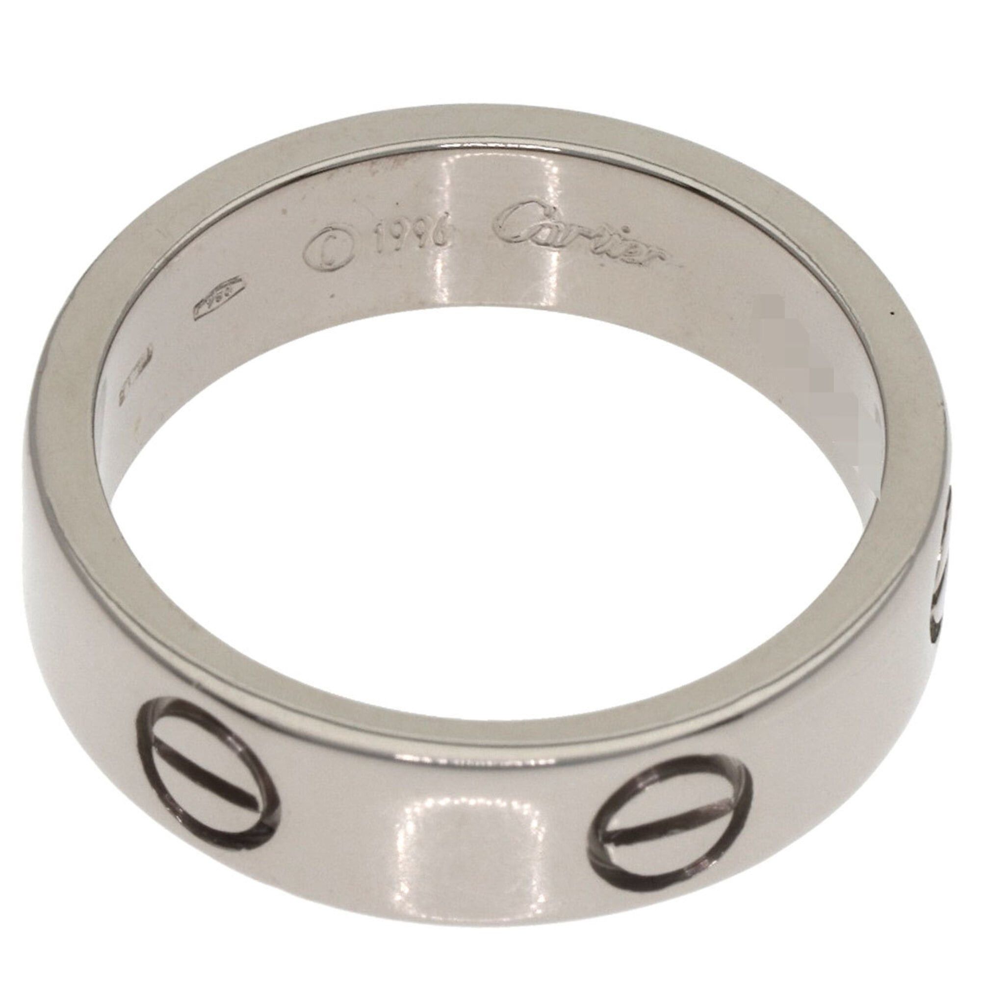 Cartier Cartier Love Ring #56, 18K White Gold, Women's Ring, CARTIER Size ONE SIZE - 4 Thumbnail