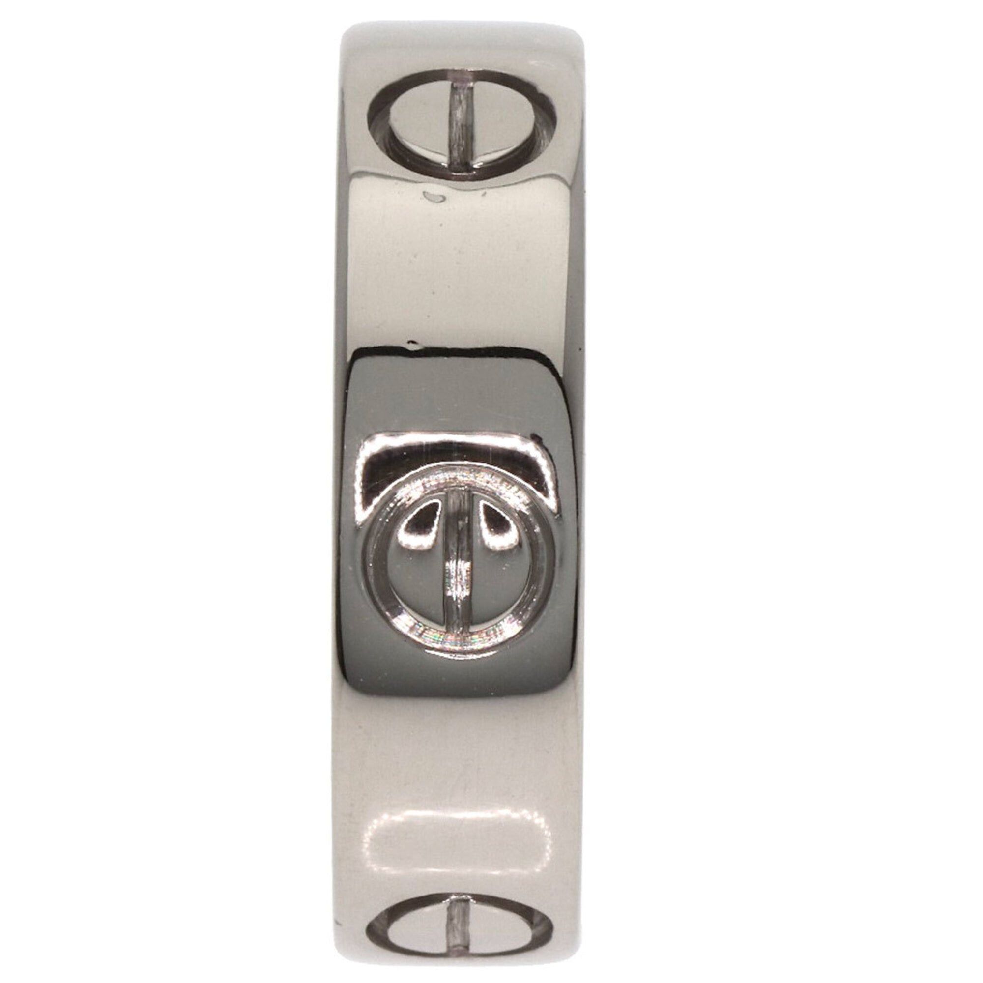 Cartier Cartier Love Ring #56, 18K White Gold, Women's Ring, CARTIER Size ONE SIZE - 3 Thumbnail