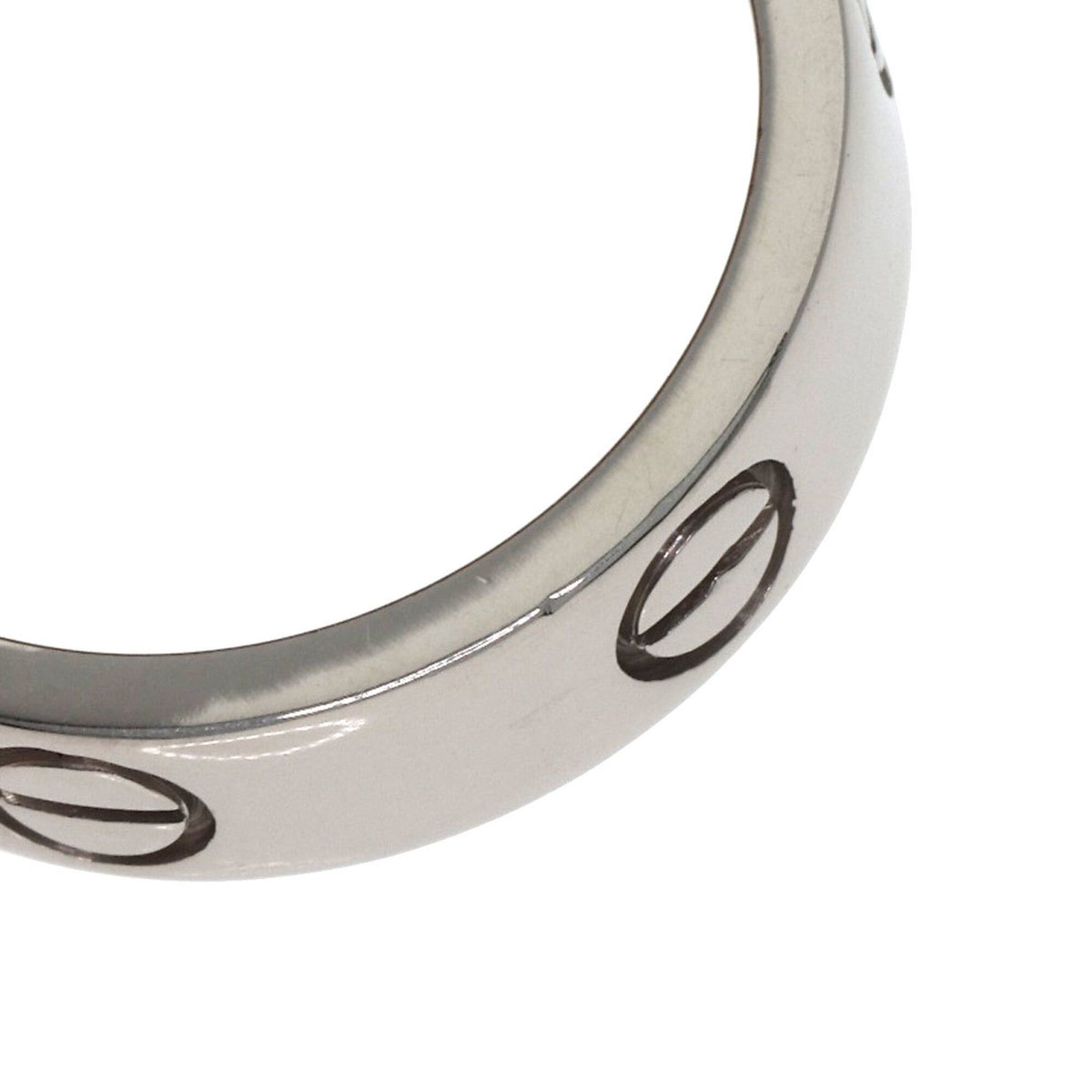 Cartier Cartier Love Ring #56, 18K White Gold, Women's Ring, CARTIER Size ONE SIZE - 9 Thumbnail
