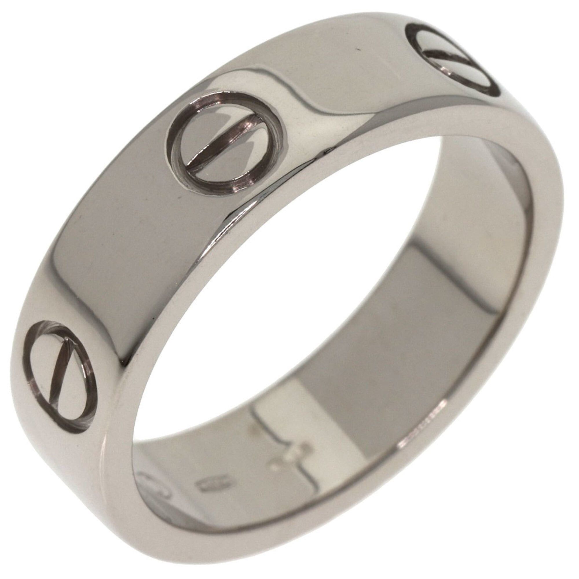 Cartier Cartier Love Ring #56, 18K White Gold, Women's Ring, CARTIER Size ONE SIZE - 2 Thumbnail