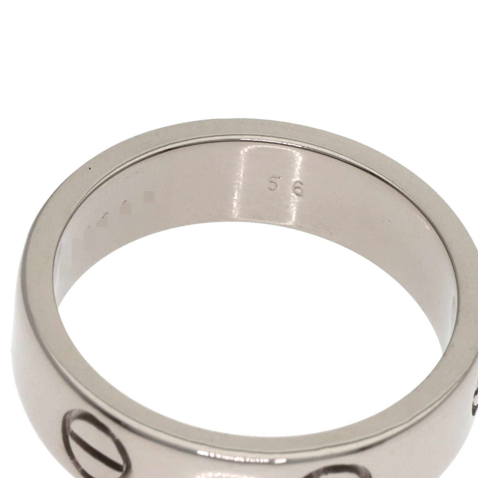 Cartier Cartier Love Ring #56, 18K White Gold, Women's Ring, CARTIER Size ONE SIZE - 5 Thumbnail