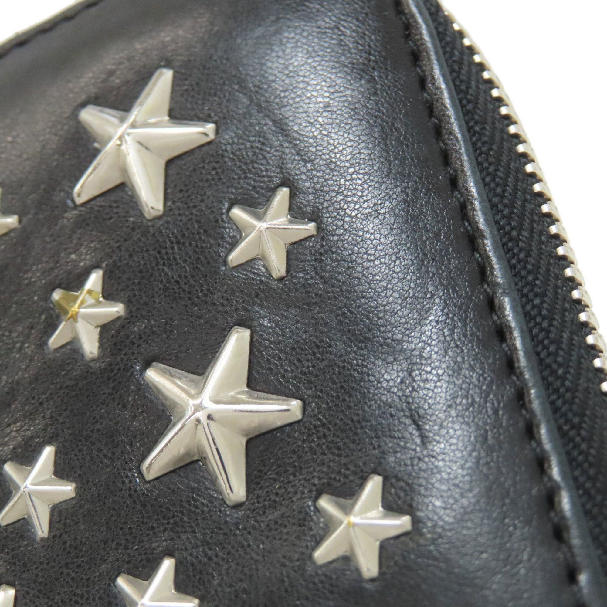 Jimmy Choo Jimmy Choo Star Motif Round Zip Long Wallet Leather Women's Size ONE SIZE - 13 Thumbnail