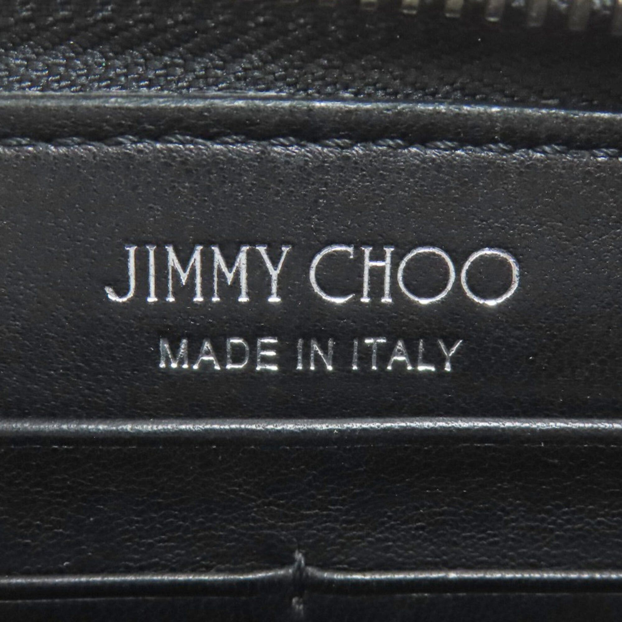 Jimmy Choo Jimmy Choo Star Motif Round Zip Long Wallet Leather Women's Size ONE SIZE - 5 Thumbnail