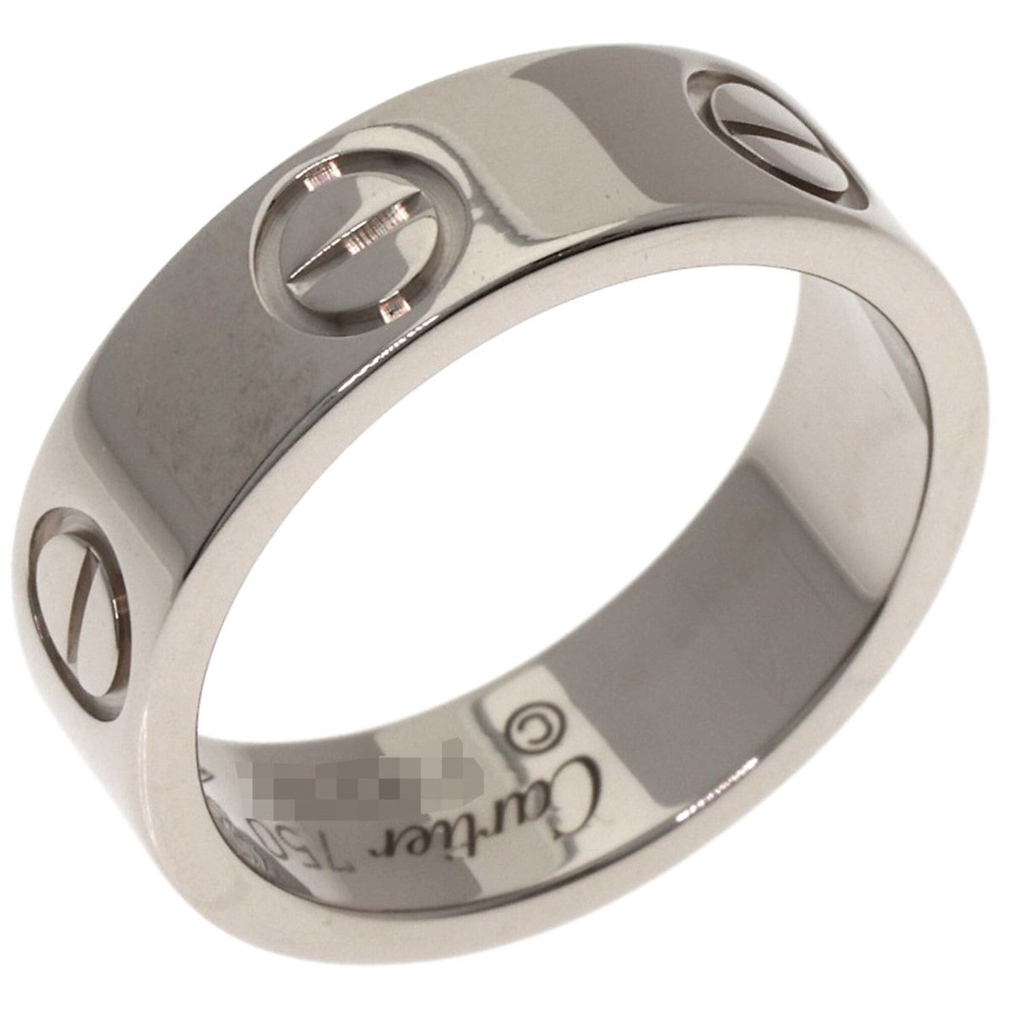 Cartier Cartier Love Ring #50, 18K White Gold, Women's Ring, CARTIER Size ONE SIZE - 2 Thumbnail