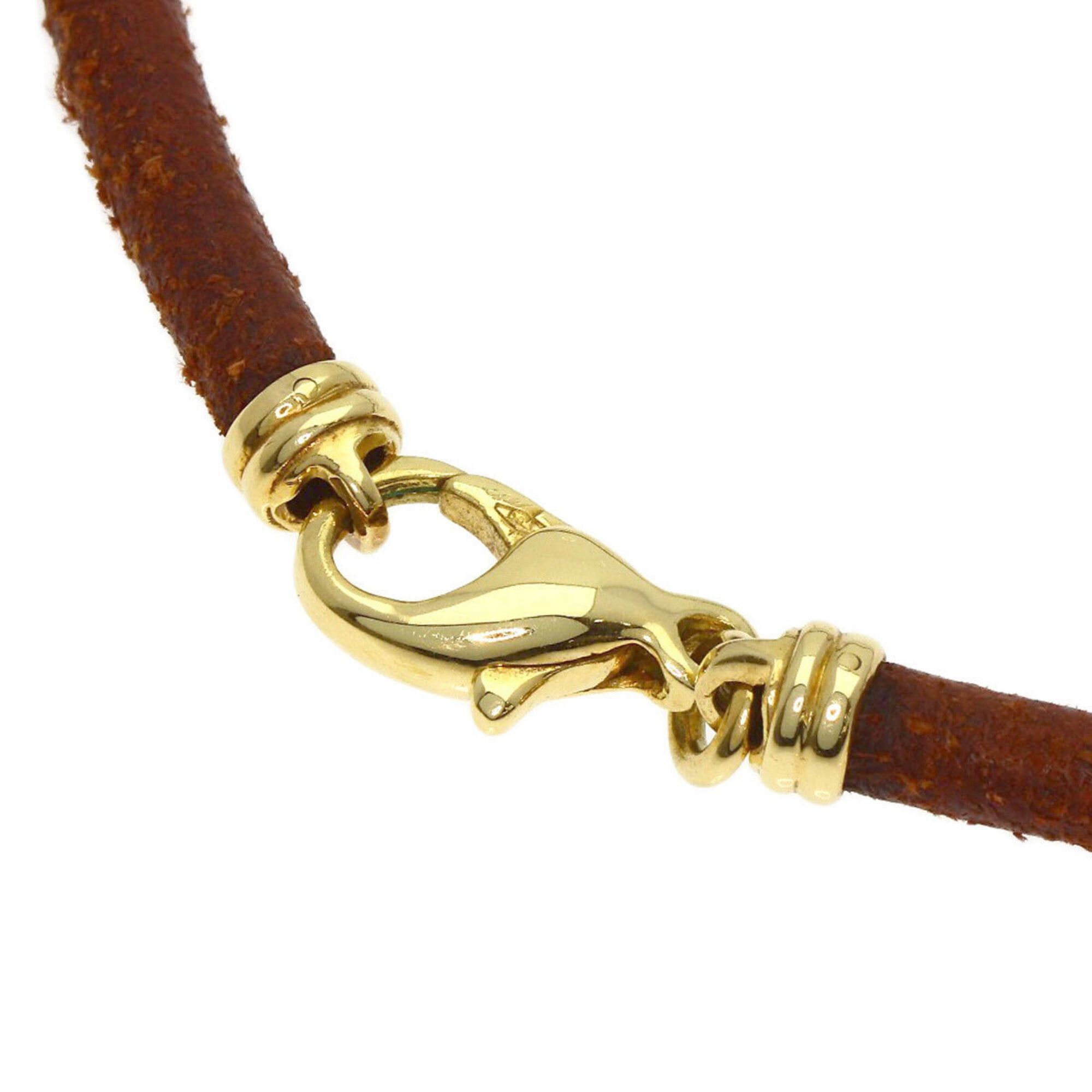 Bvlgari BVLGARI Cross Choker Necklace 18K Yellow Gold Women's Size ONE SIZE - 4 Thumbnail