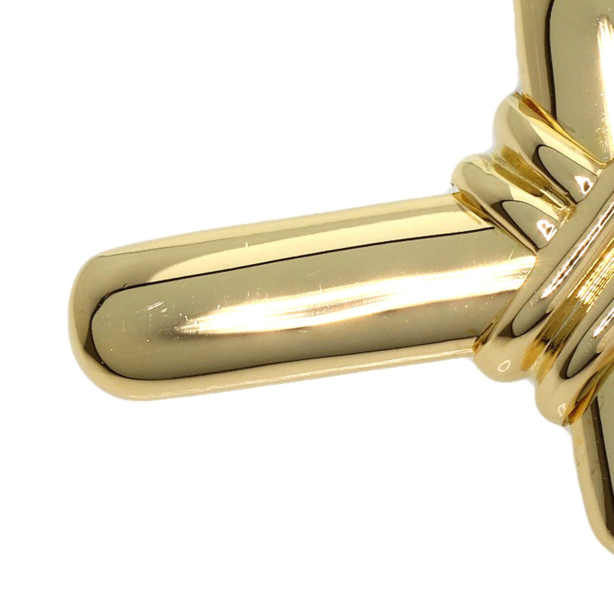 Bvlgari BVLGARI Cross Choker Necklace 18K Yellow Gold Women's Size ONE SIZE - 10 Thumbnail